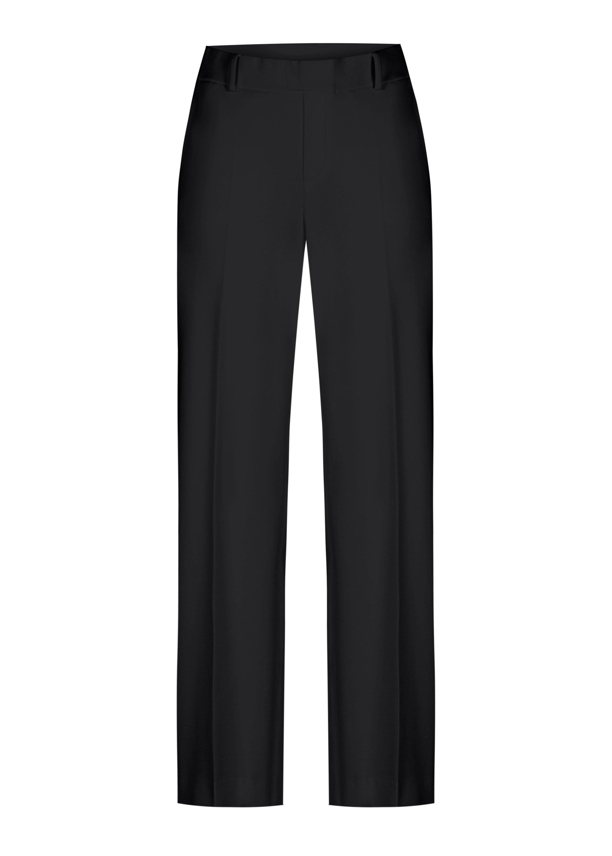 Stehmann Jerseybroek Fenja in straight fit, met persplooi