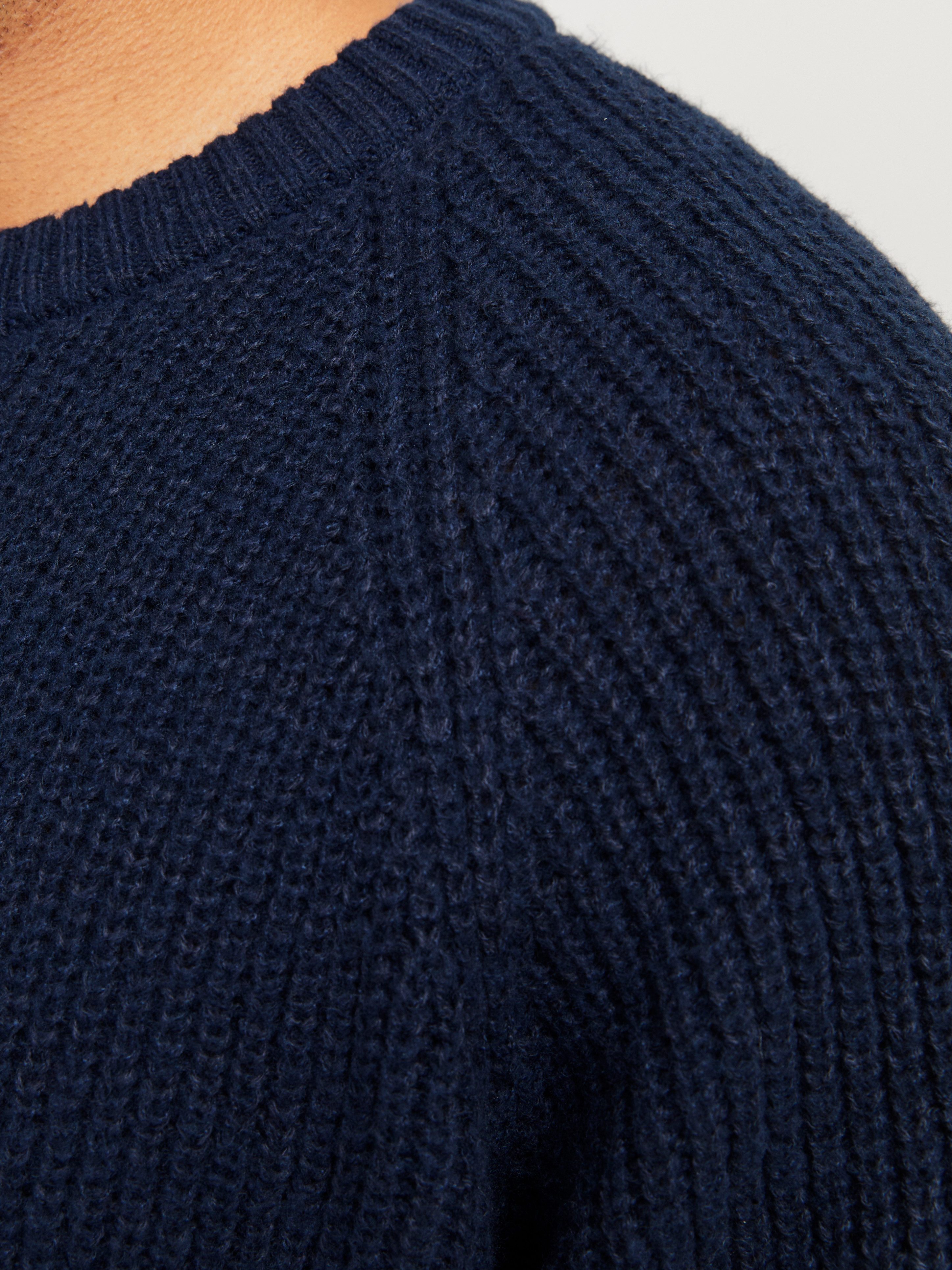 Jack & Jones PlusSize Trui met ronde hals JJJONES KNIT CREW NECK PLS