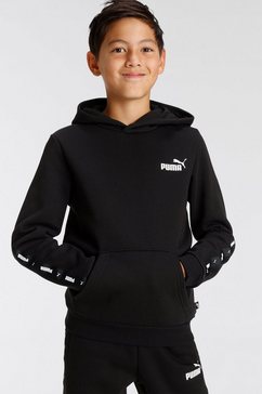puma hoodie ess+ tape hoodie fl zwart