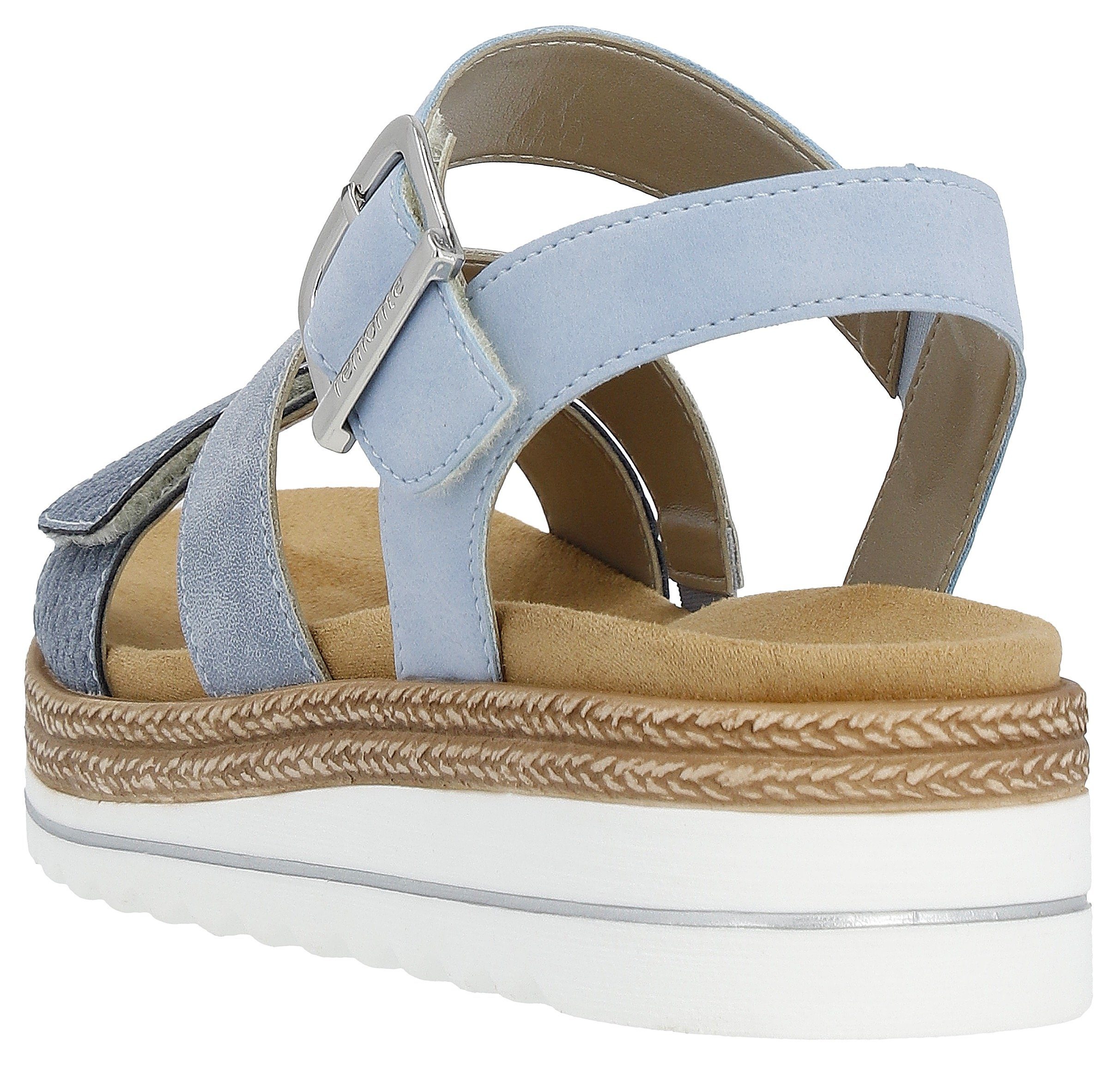 Remonte Sleehaksandaaltjes , sleehak, zomerschoenen, sandalen in vegan verwerking