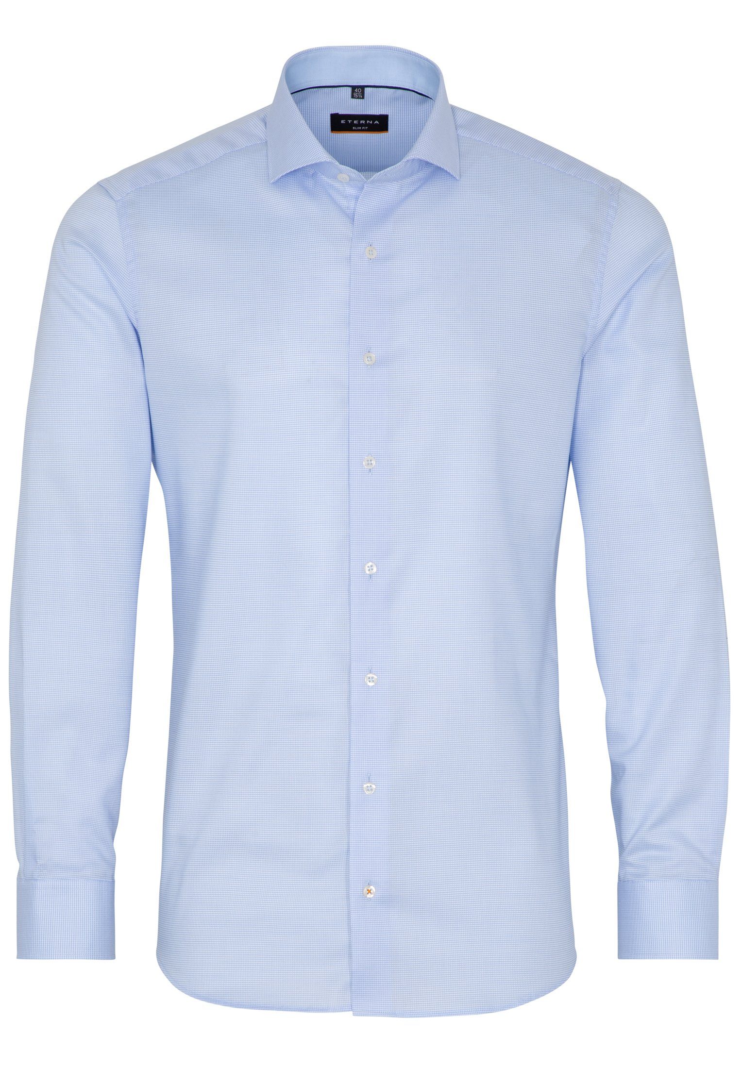 Eterna Overhemd met lange mouwen Slim fit NON IRON (strijkvrij)