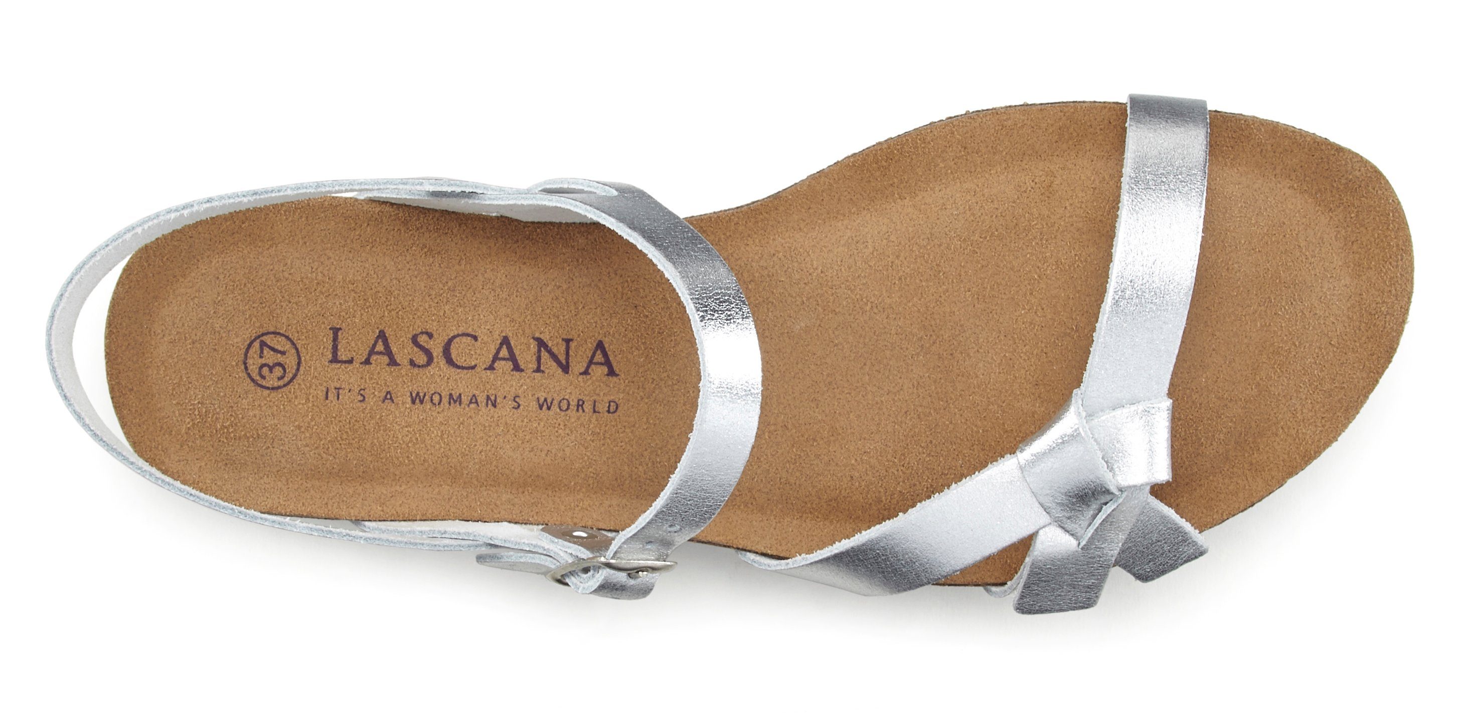 Lascana Sandalen Zomerschoen Sandalette, zomerschoen van leer