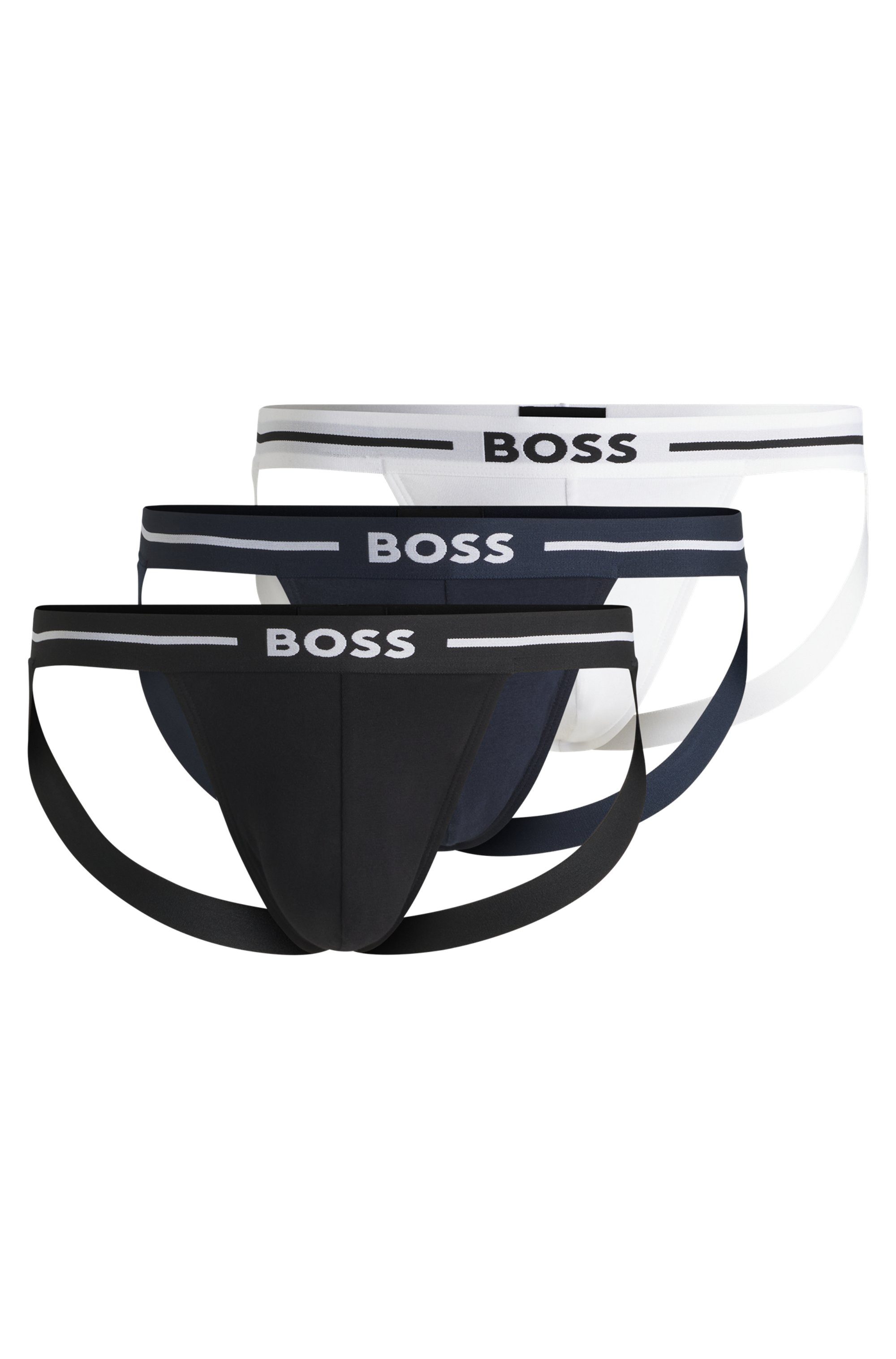 BOSS Heupslip Jockstrap 3P Bold (3 stuks)