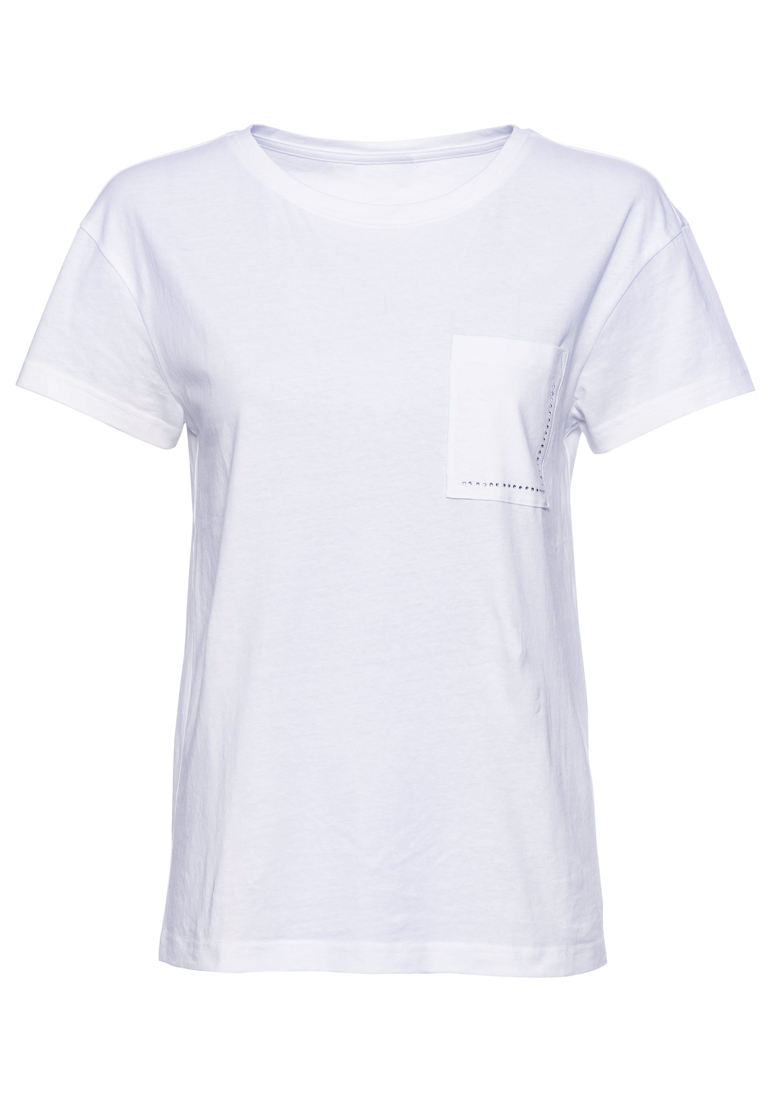 Laura Scott T-shirt Korte mouwen, figuurvolgende snit, van elastische single jersey