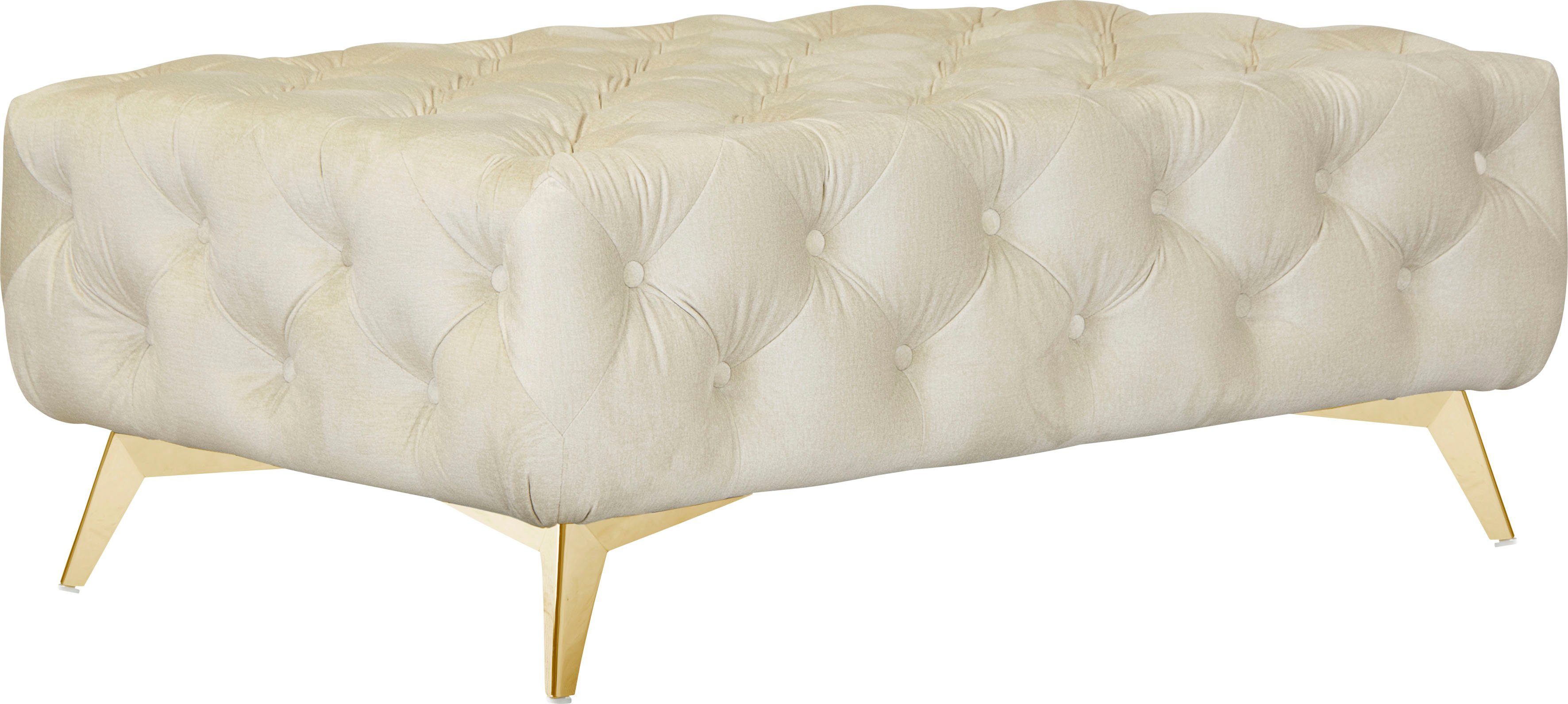 Leonique Hocker Amaury Chesterfield-look, breedte 120 cm, kleur van de poten ter keuze