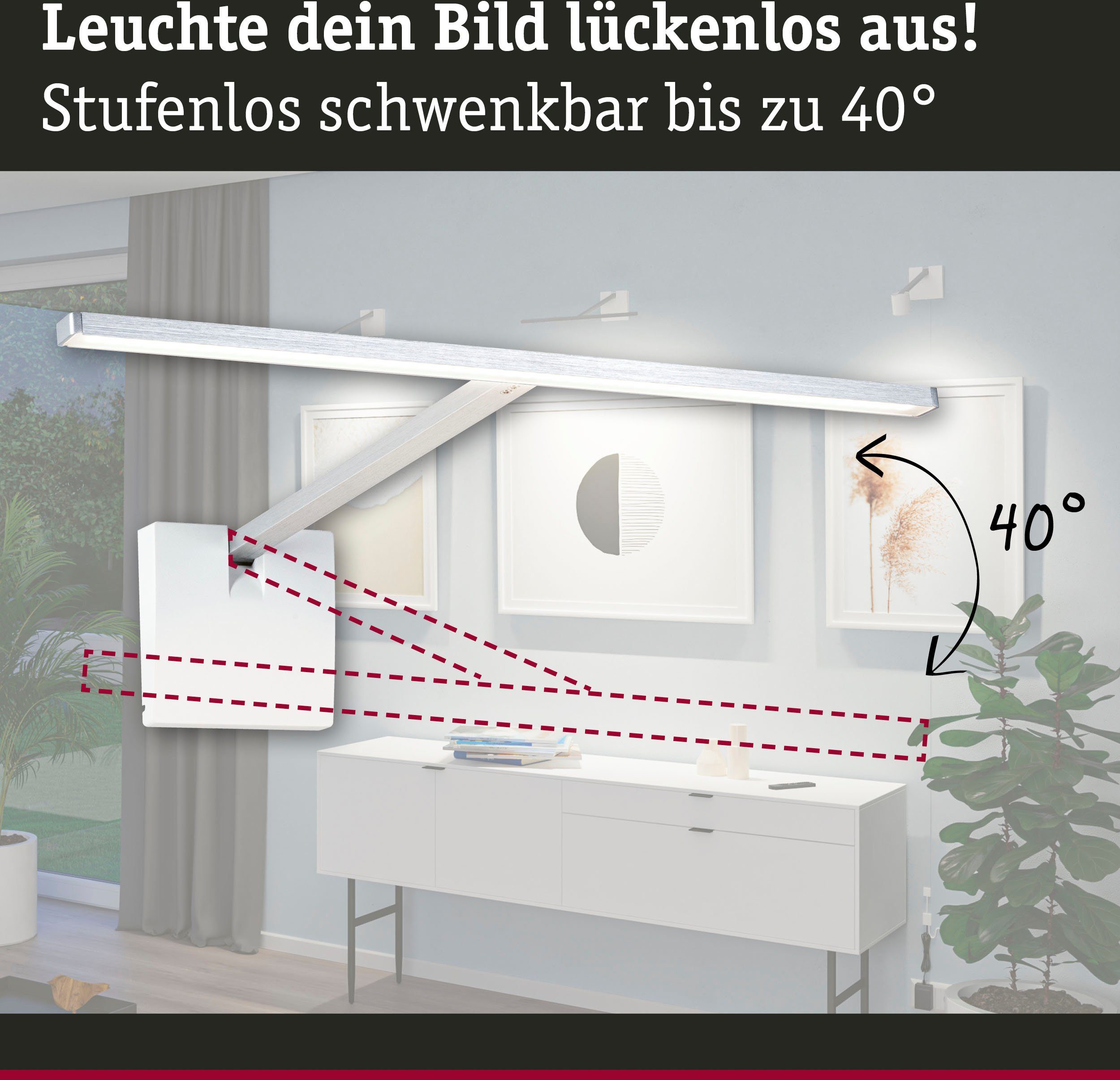 Paulmann Led-schilderijlampje Xana dimbaar (1 stuk)