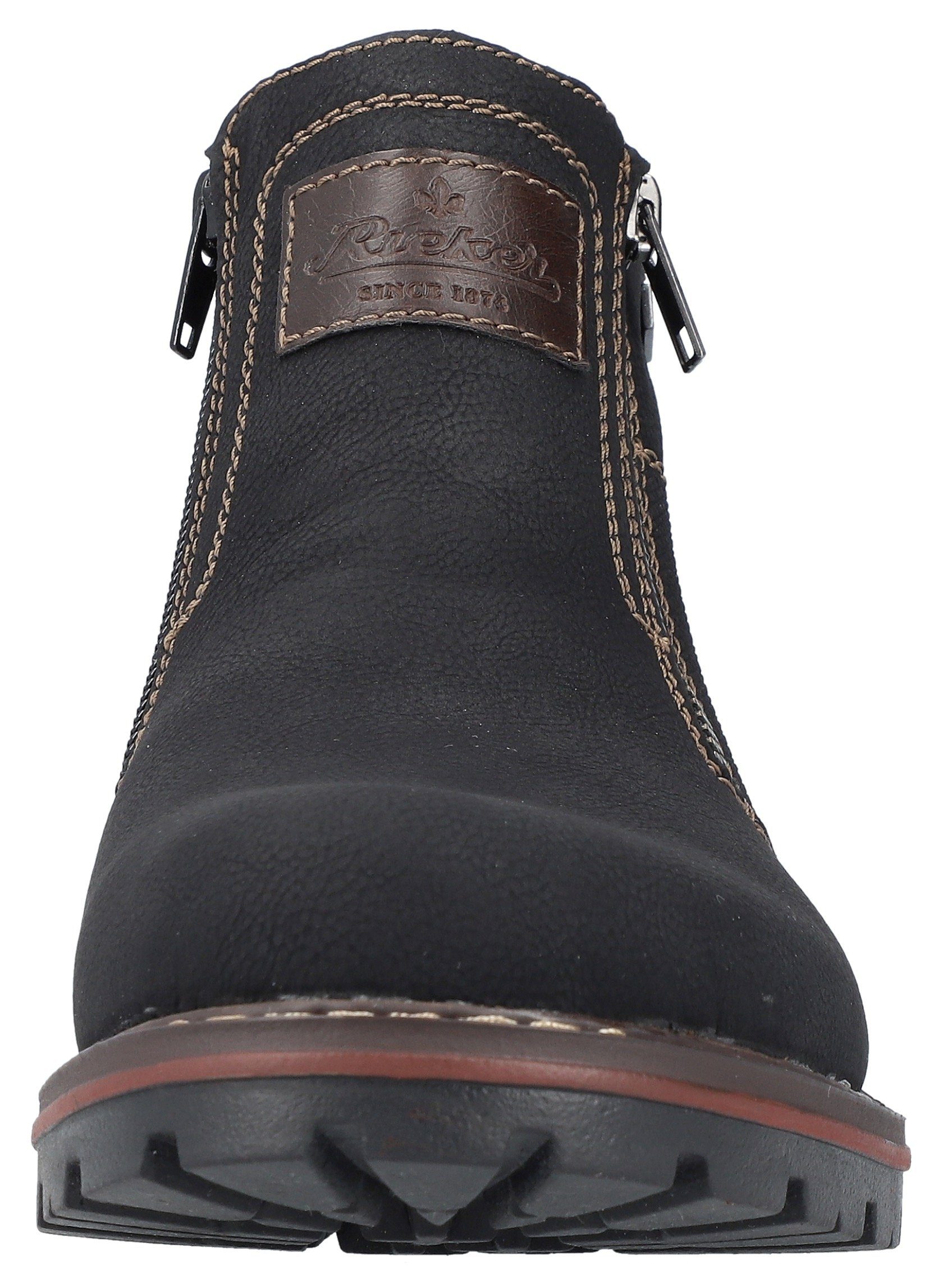 Rieker Winterlaarsjes , winterboots, warme voering, ritsen, in tex-uitvoering