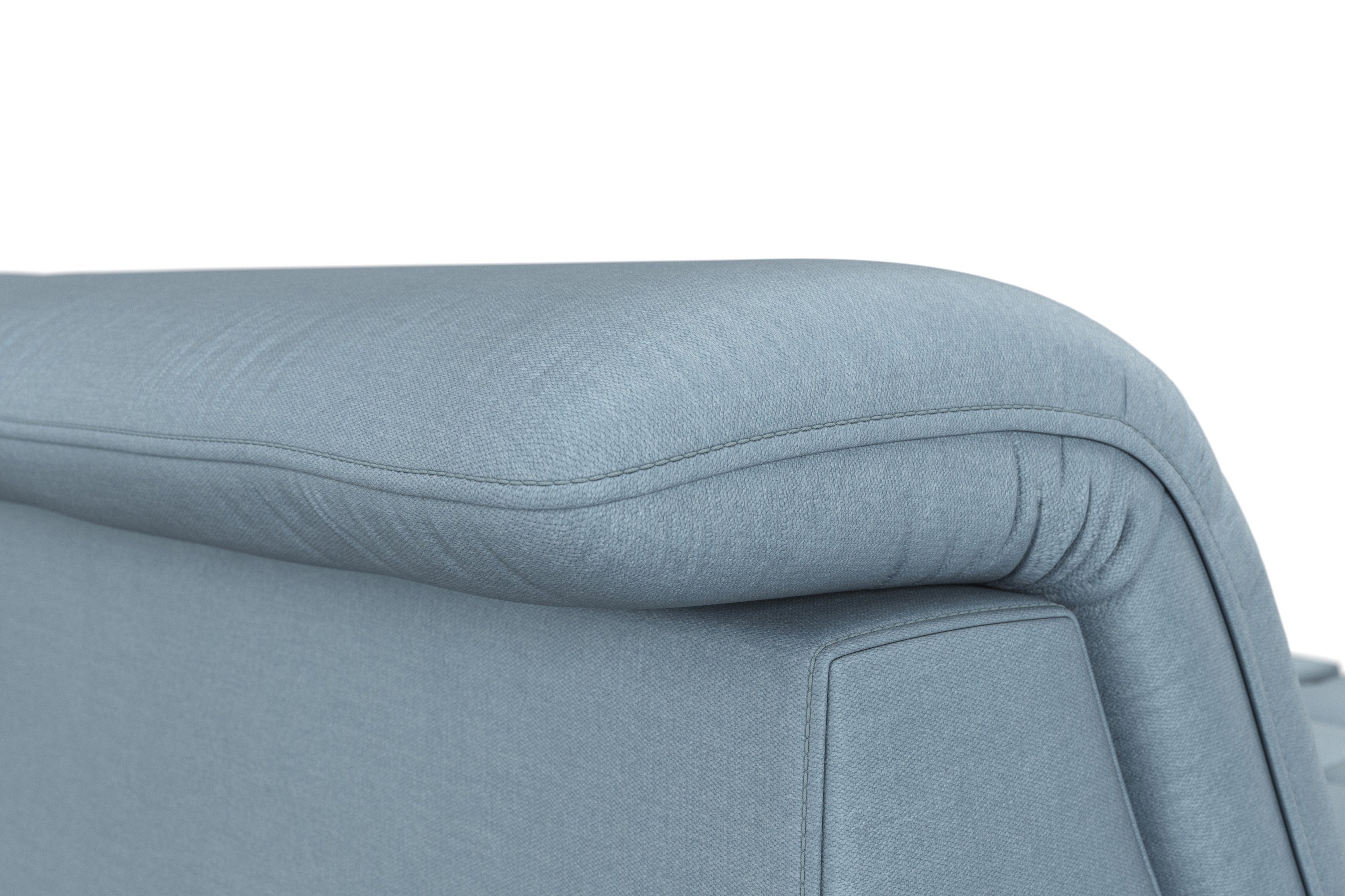 sit&more Zithoek Luxor U-vorm naar keuze met slaapfunctie, bedkist en verstelbare hoofdsteun