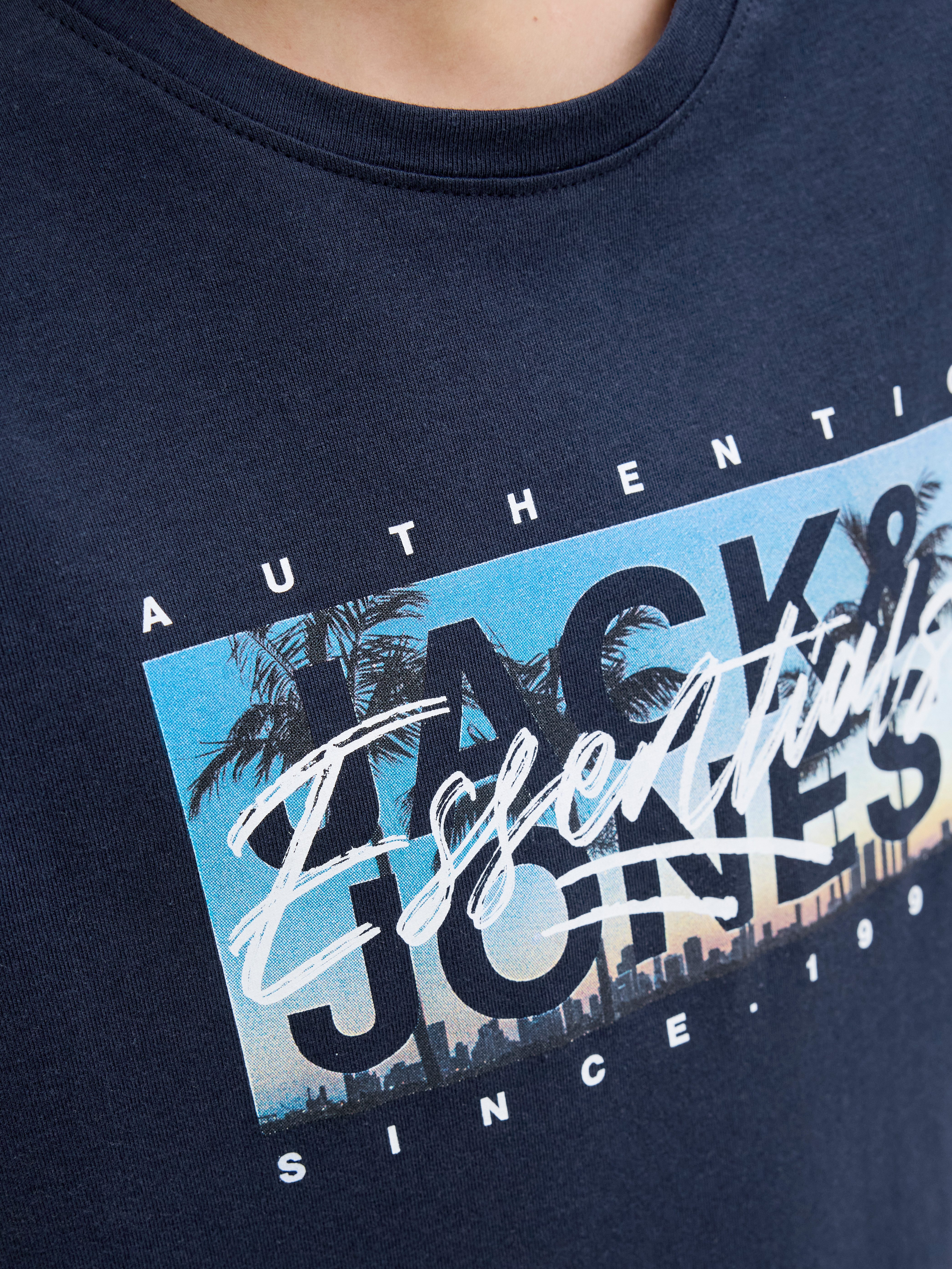 Jack & Jones Junior T-shirt JJCOLTON PHOTOPRINT TEE SS CREW NE JNR