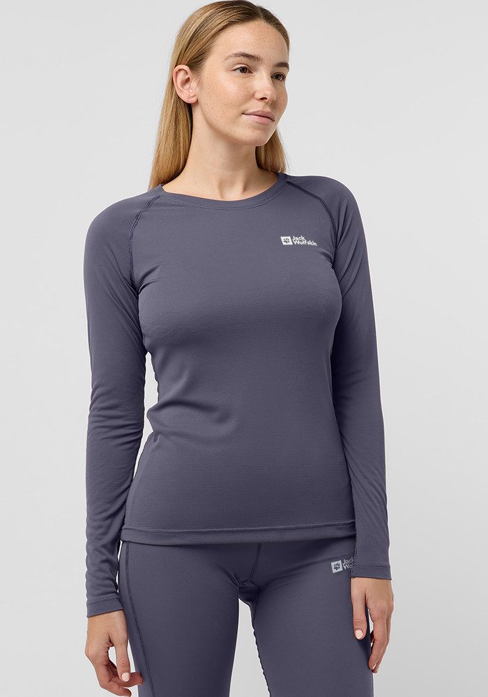 Jack Wolfskin Infinite Light LS Women Functioneel shirt met lange mouwen Dames 2XL graphite