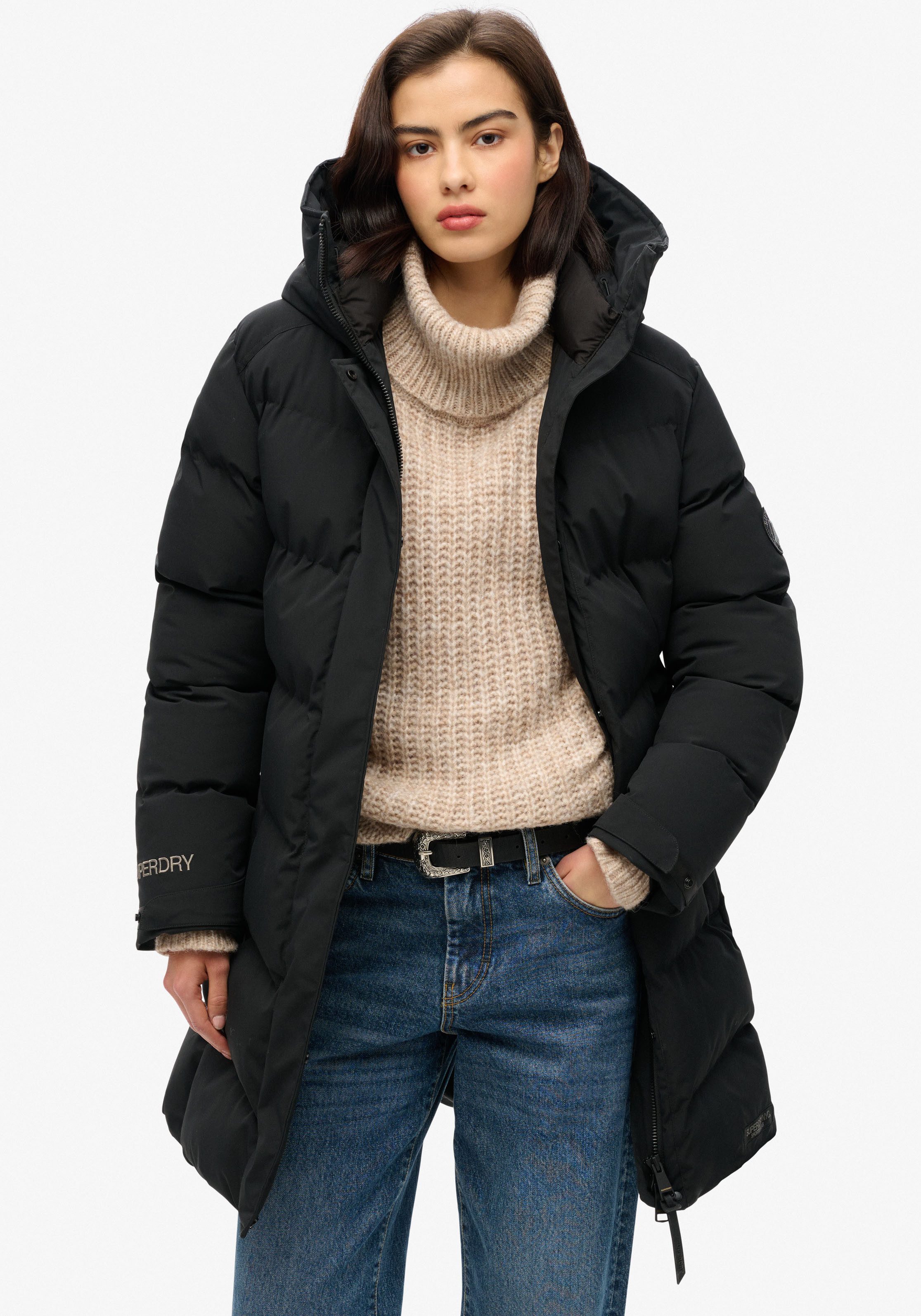 Superdry Gewatteerde jas CITY MID LENGTH PADDED JACKET