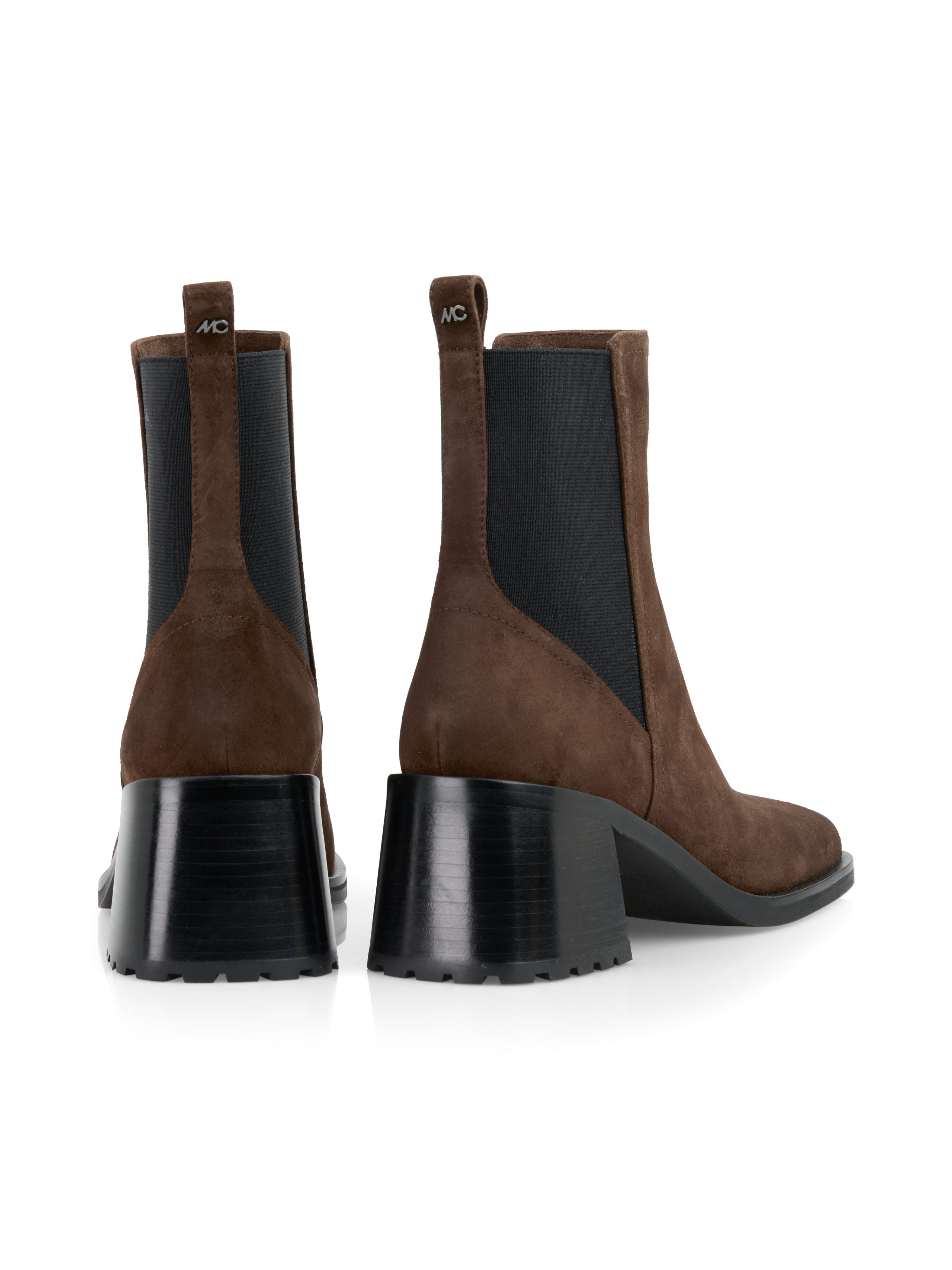 Marc Cain Laarsjes Dodgy Dogs Boots, slip-on laarzen met blokhak
