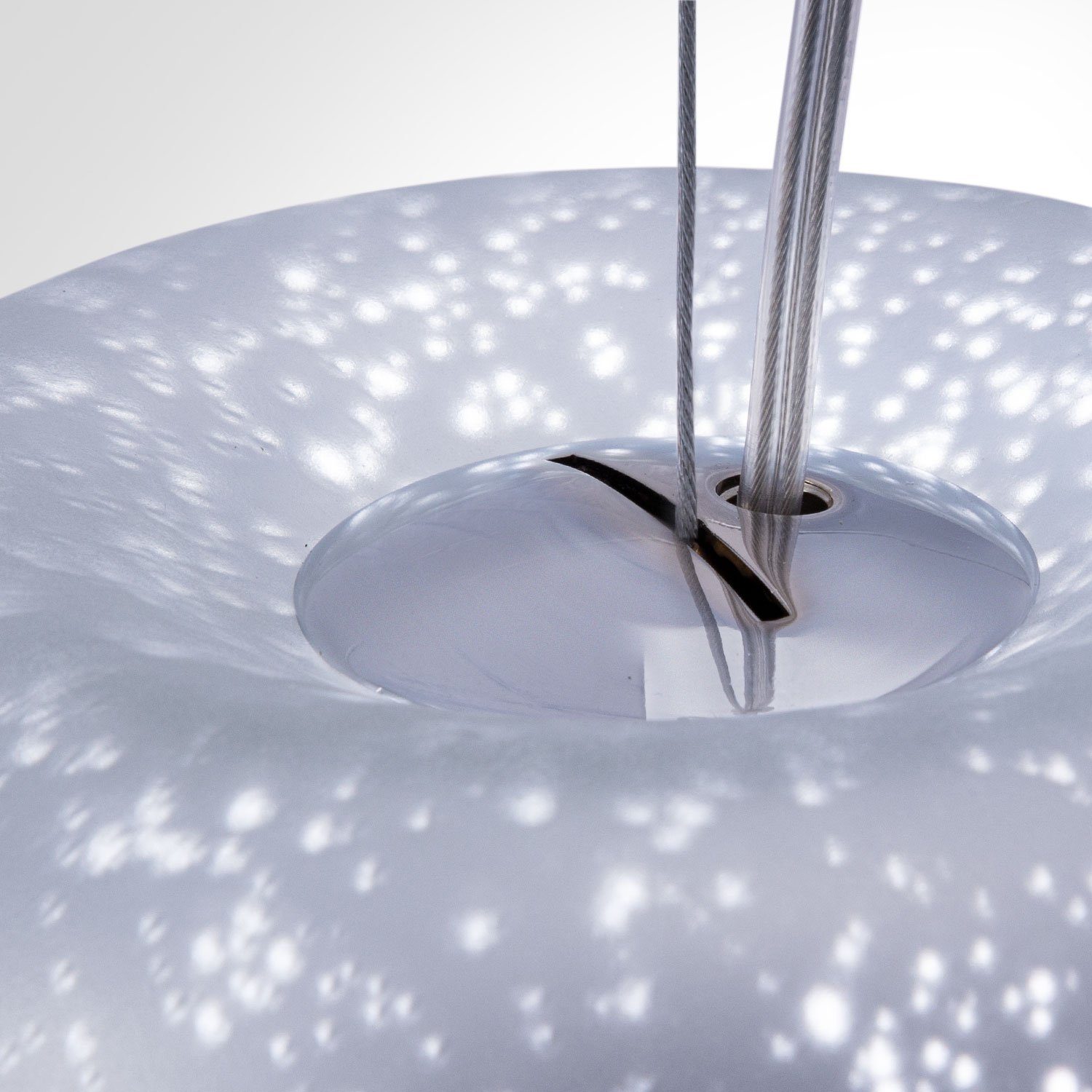 Paco Home Hanglamp Starlet Plafondlamp led glas woonkamer slaapkamer in hoogte verstelbaar E27