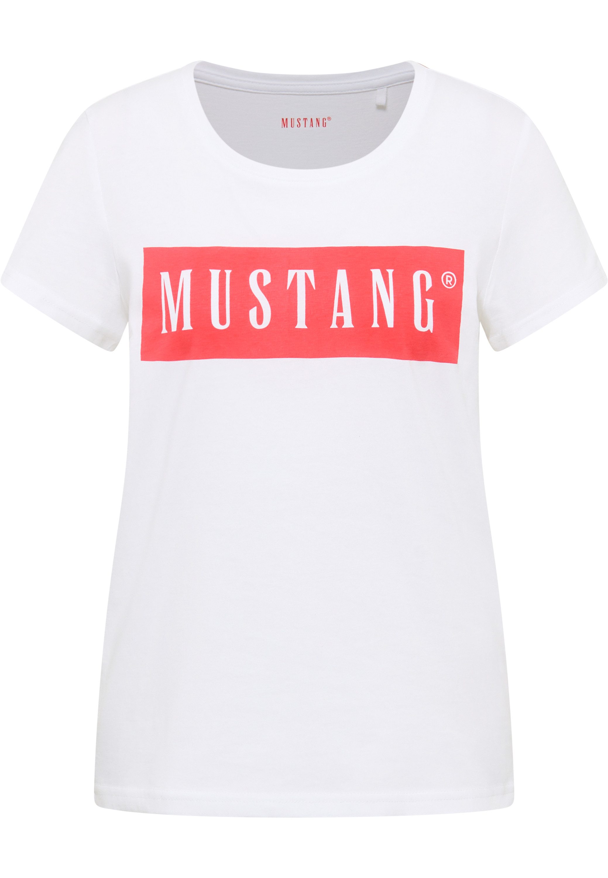 MUSTANG Shirt met korte mouwen Dames stijl Alma