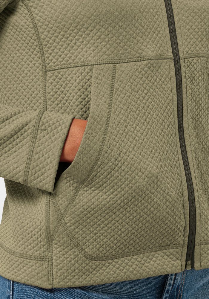 Jack Wolfskin Fleecejack met capuchon FERNWEH HOODED JKT W