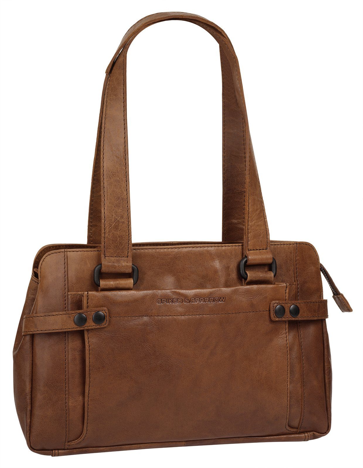 Spikes & Sparrow Tas echt leder