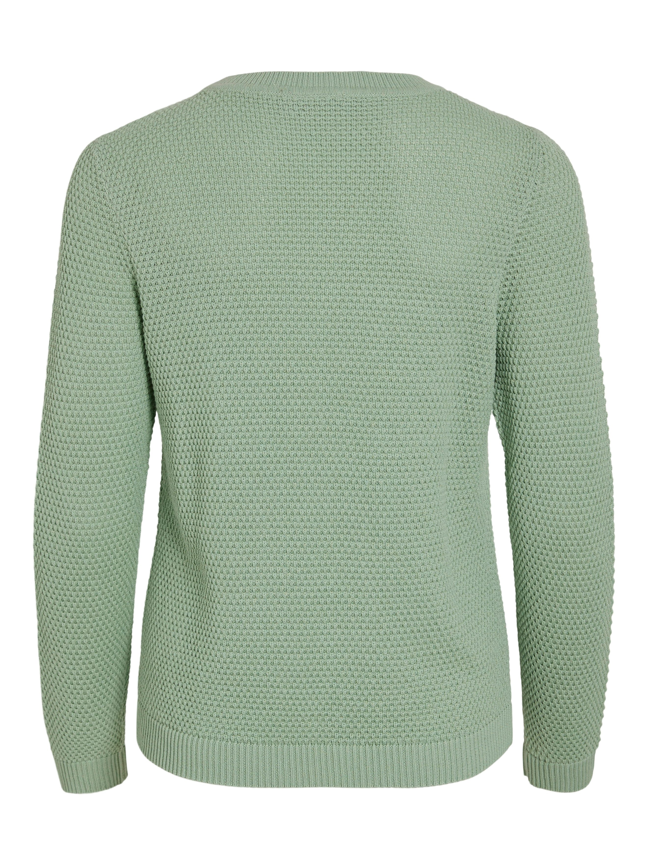 Vila Trui met ronde hals VIDALO O-NECK L S KNIT TOP- NOOS