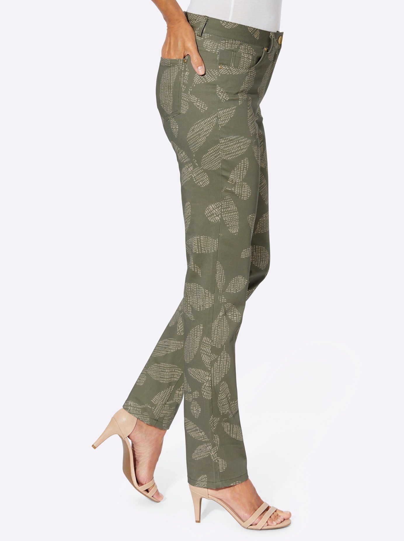 Lady Geweven broek