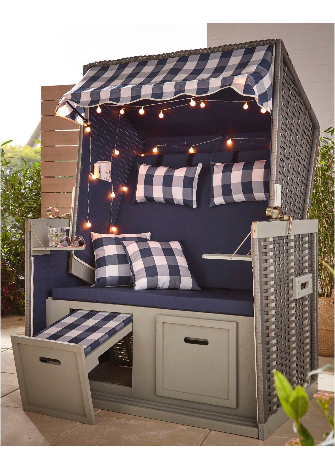 my Flair Strandstoel 2-zitter, incl. led-verlichting