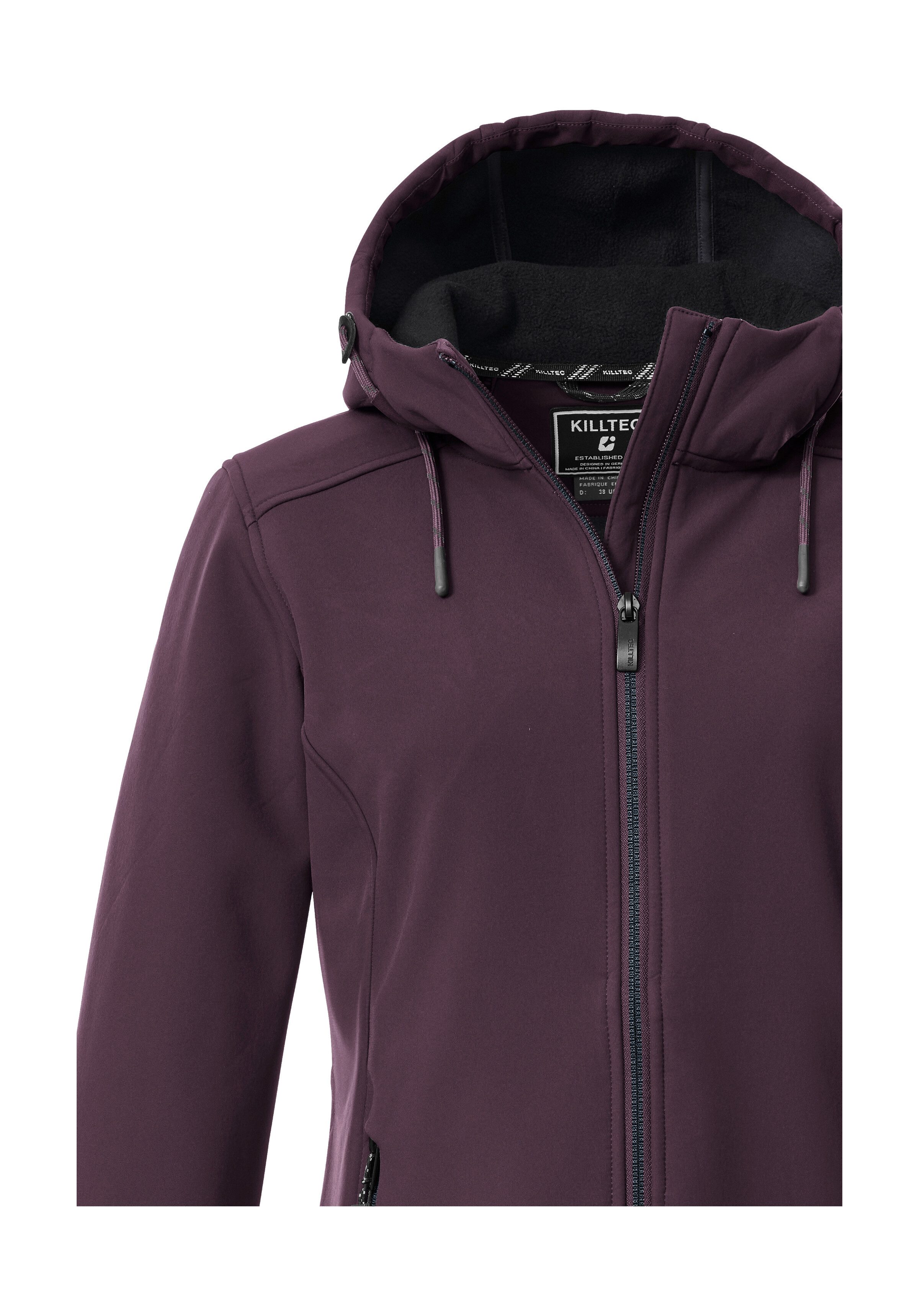 Killtec Softshell-jack KOW 8 WMN SFTSHLL JCKT Dames Softshelljas: water- en windafstotend, ademend
