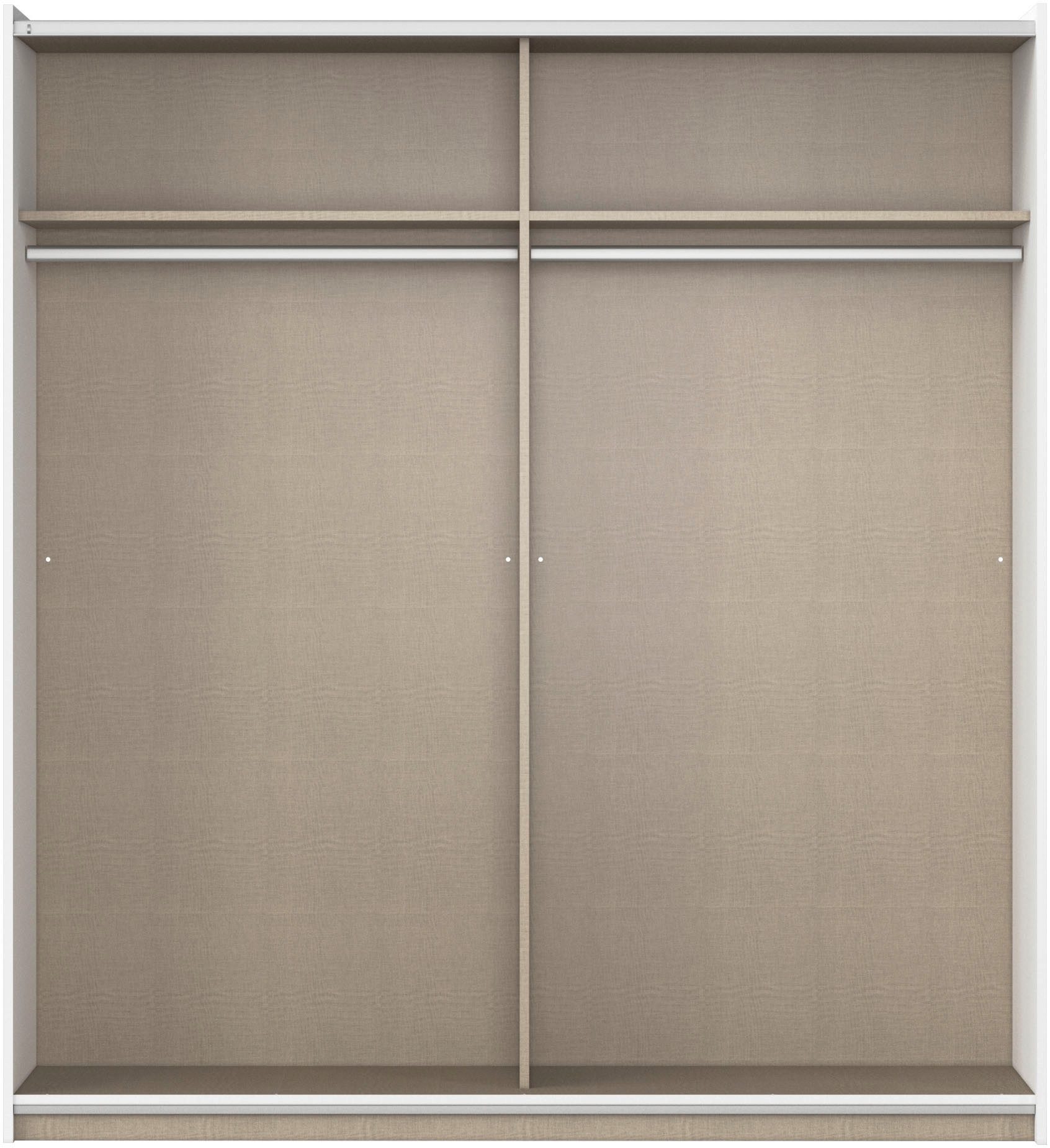 rauch Zweefdeurkast Kledingkast draaideurkast kast garderobe KRONACH TOPSELLER met spiegel en veel opbergruimte, metalen greepstrips, made in germany