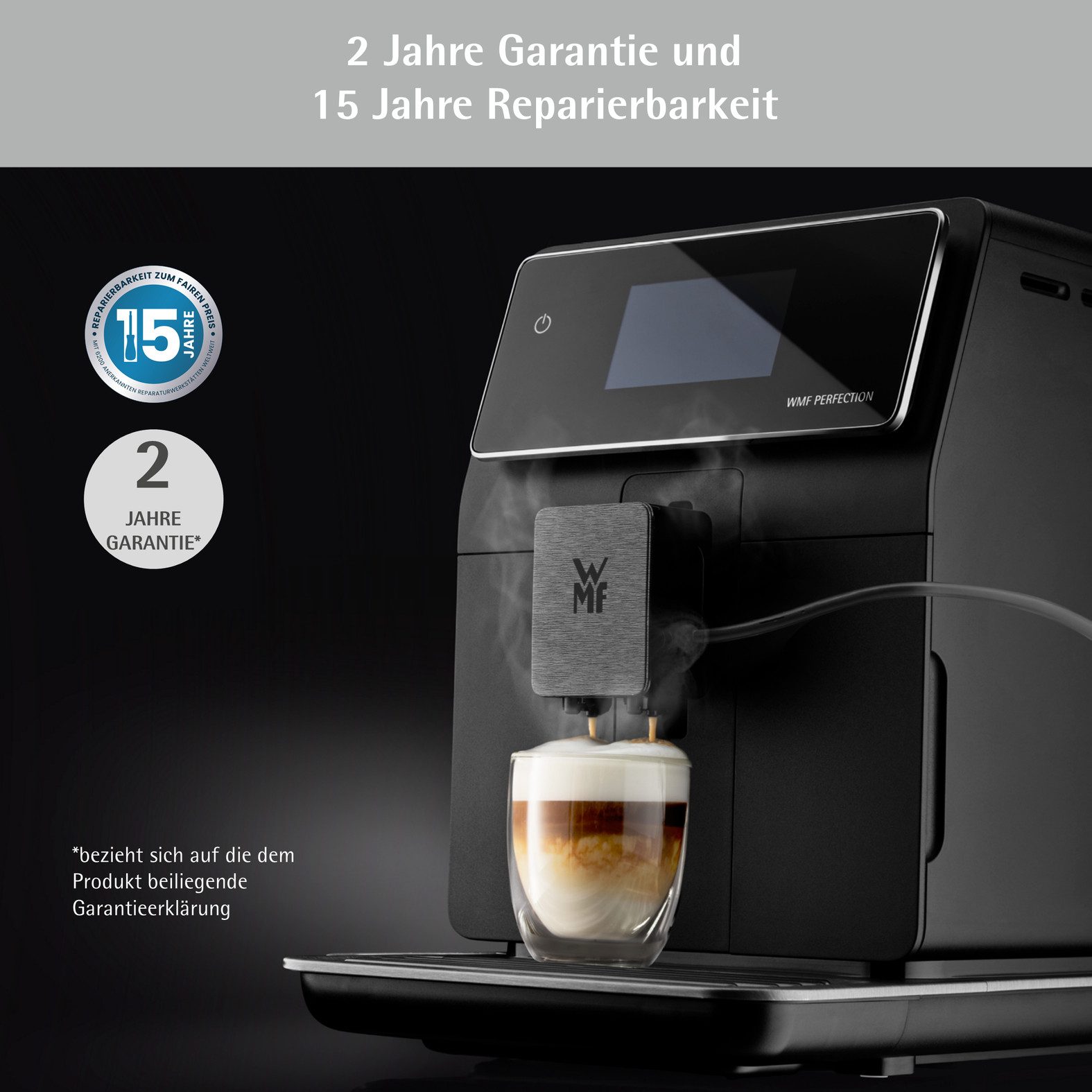 WMF Volautomatisch koffiezetapparaat Perfection 740 CP820810, intuïtieve gebruikersinterface, perfecte melkschuim, zelfreinigend