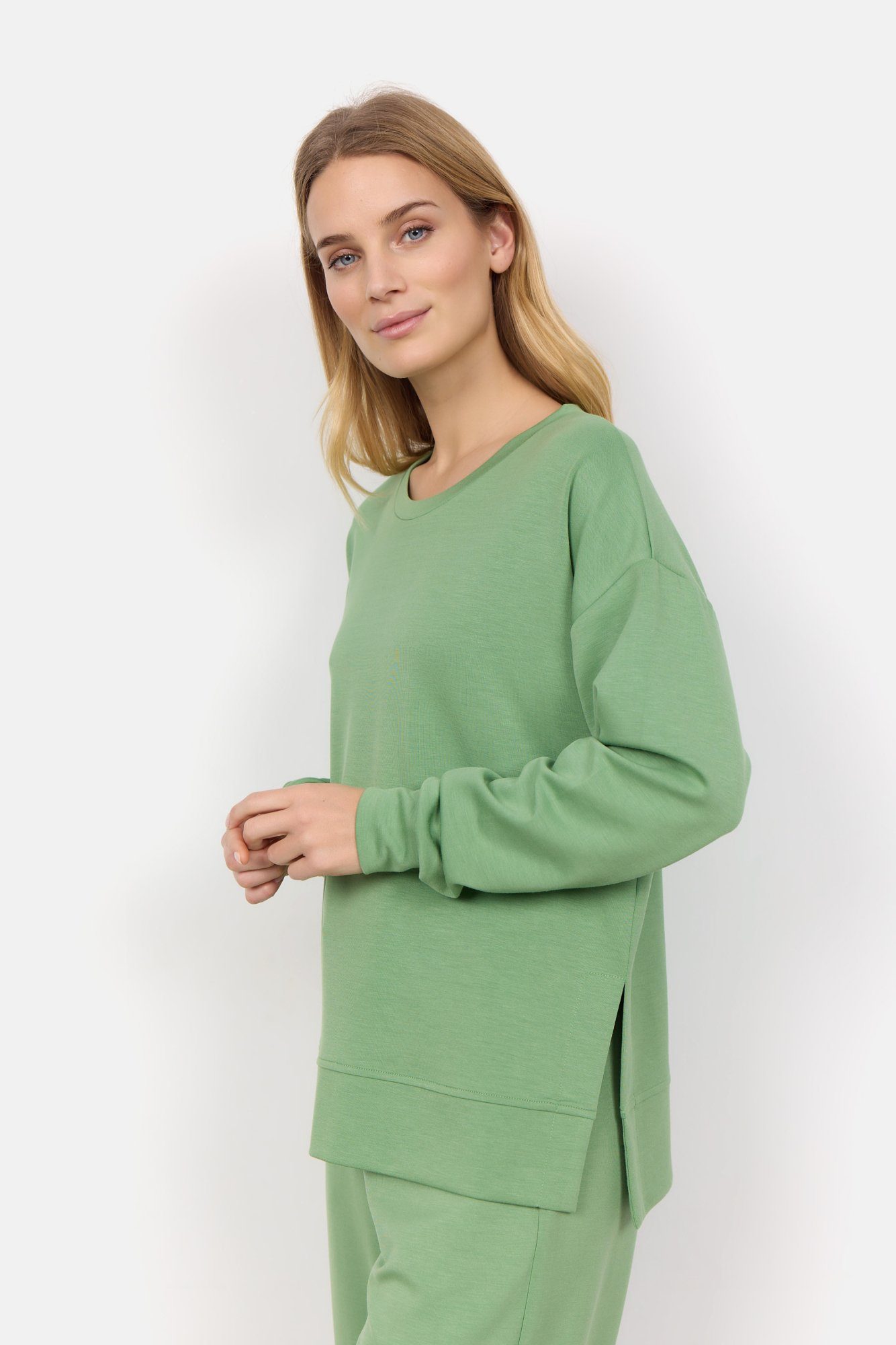Soyaconcept Sweatshirt met extra brede schouders model 'BANU'