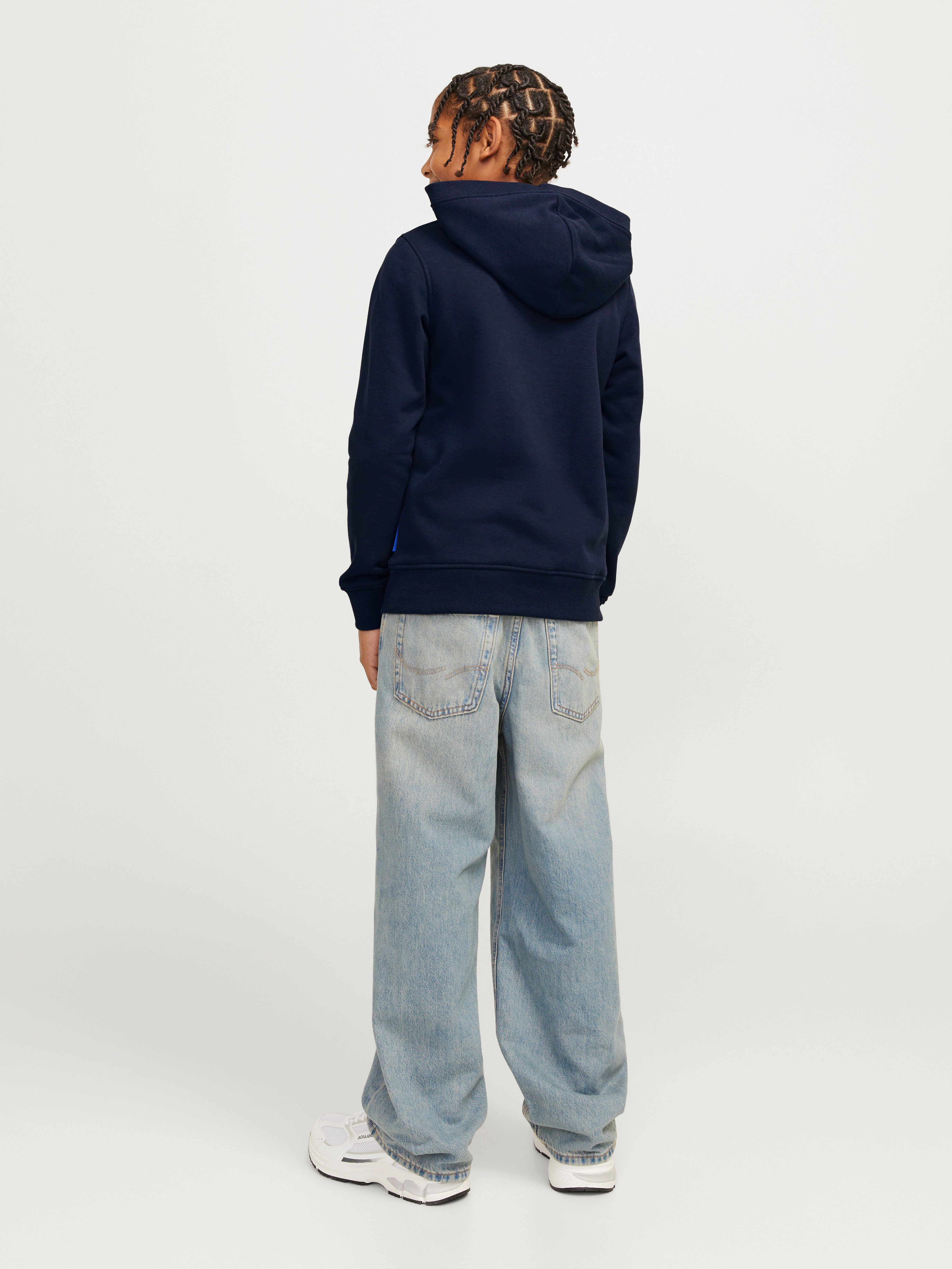 Jack & Jones Junior Hoodie JORVESTERBRO NEWTON BRNDG SWEAT BF JNR
