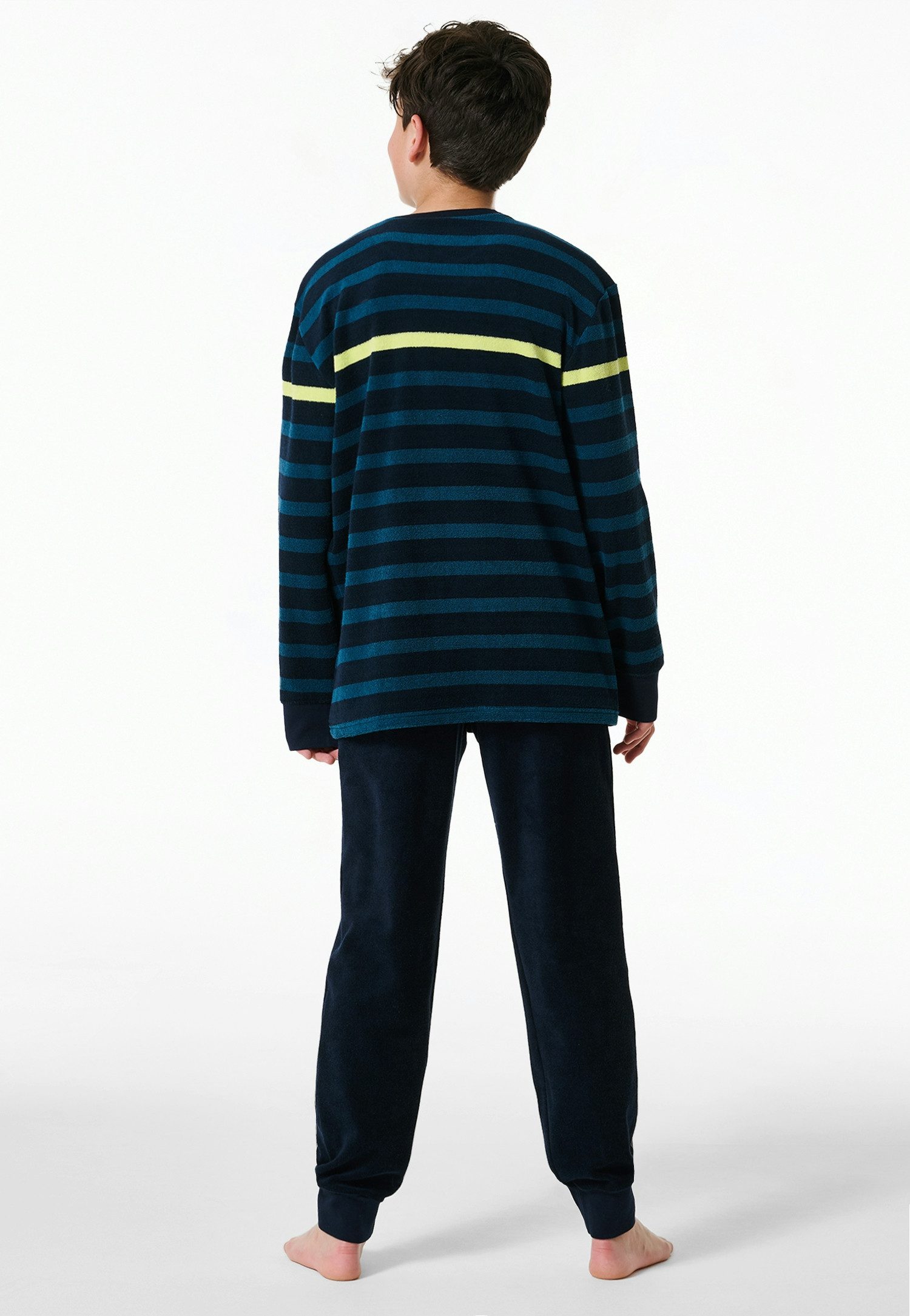 Schiesser Pyjama met color-block bovenstuk (2-delig)