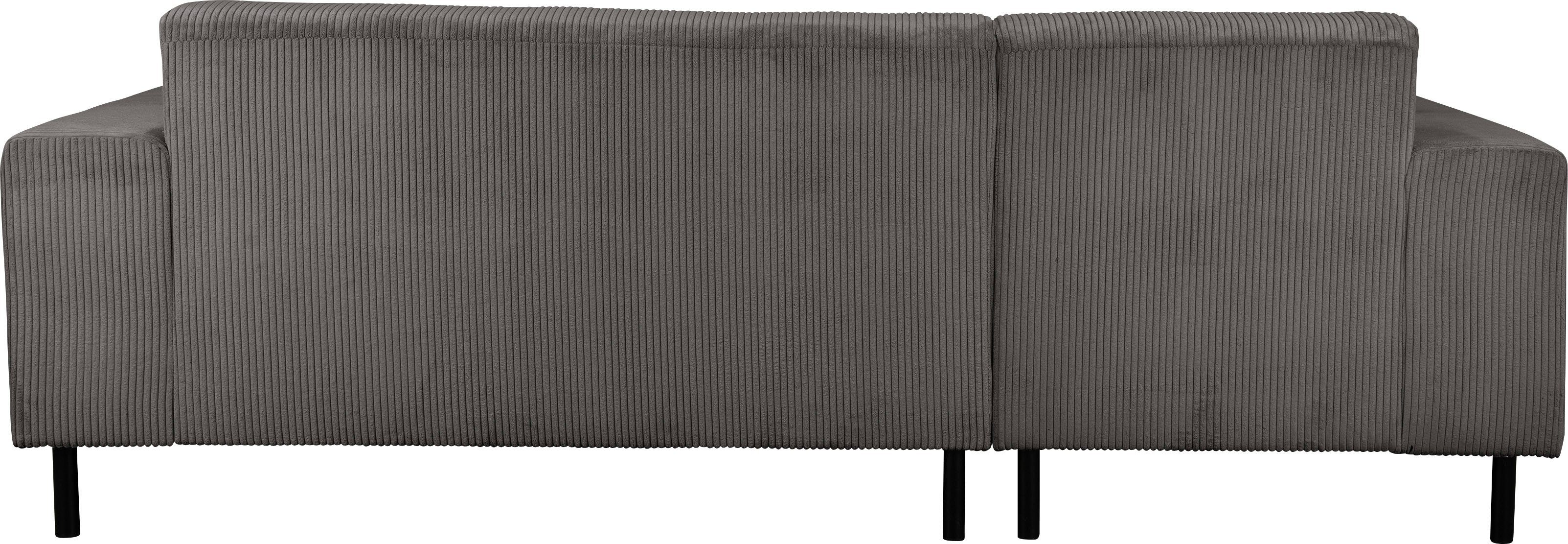 Home affaire Hoekbank ARROS L-vorm met golfondersteuning, afmetingen B/D/H: 235/163/81 cm incl. sierkussens, met recamiere rechts/links bestelbaar, ook in cord