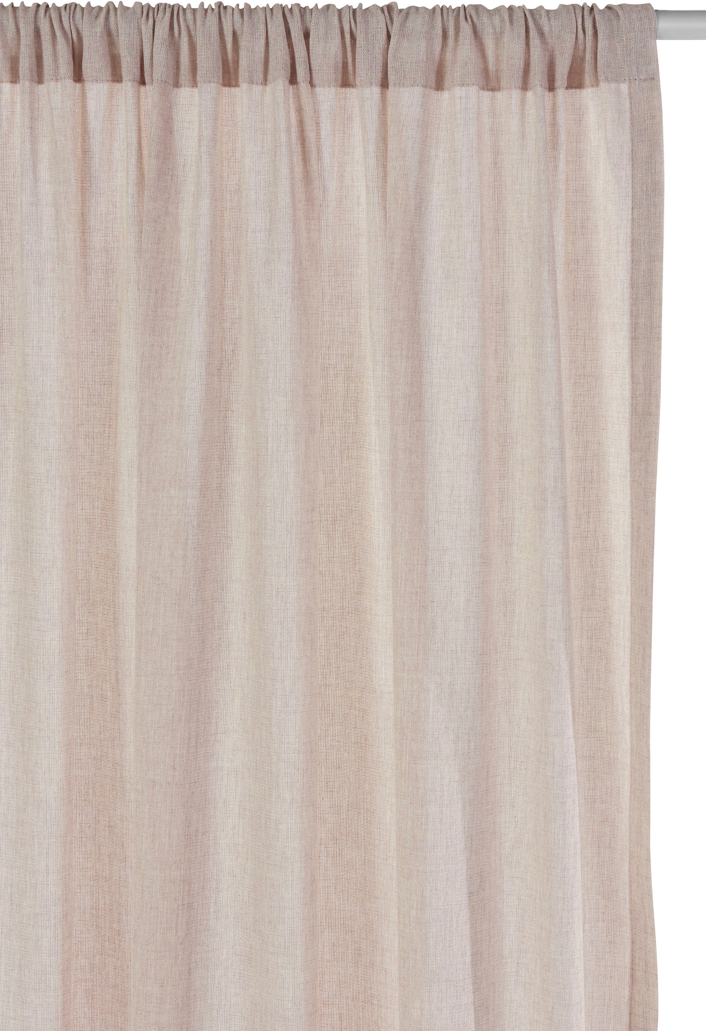 LeGer Home by Lena Gercke Gordijn Lanea Linnenlook, 1 sjaal, verschillende maten (1 stuk)