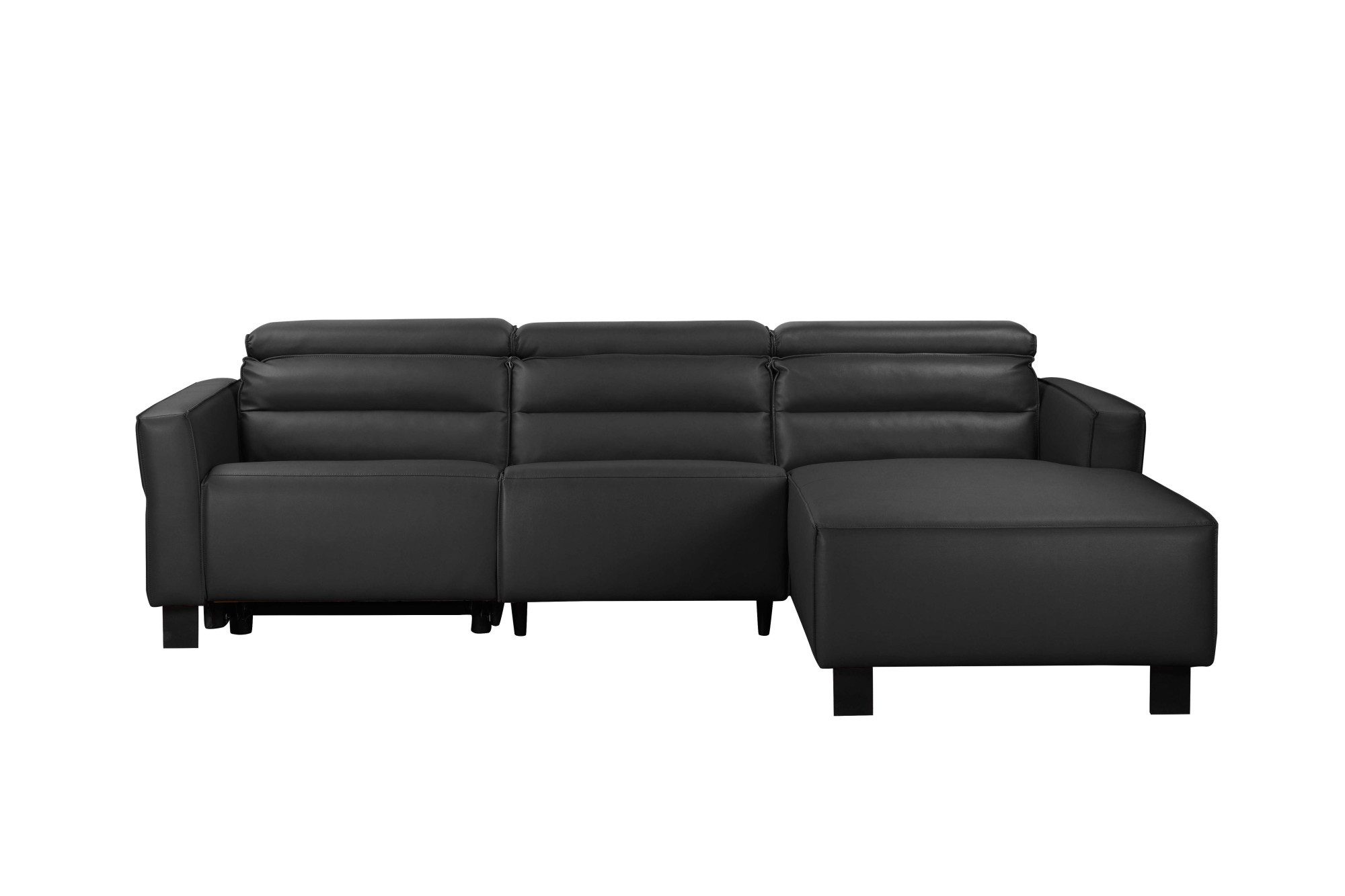 Places of Style Hoekbank Carpari, L-vorm, 263 cm, handmatige of elektrische relaxfunctie
