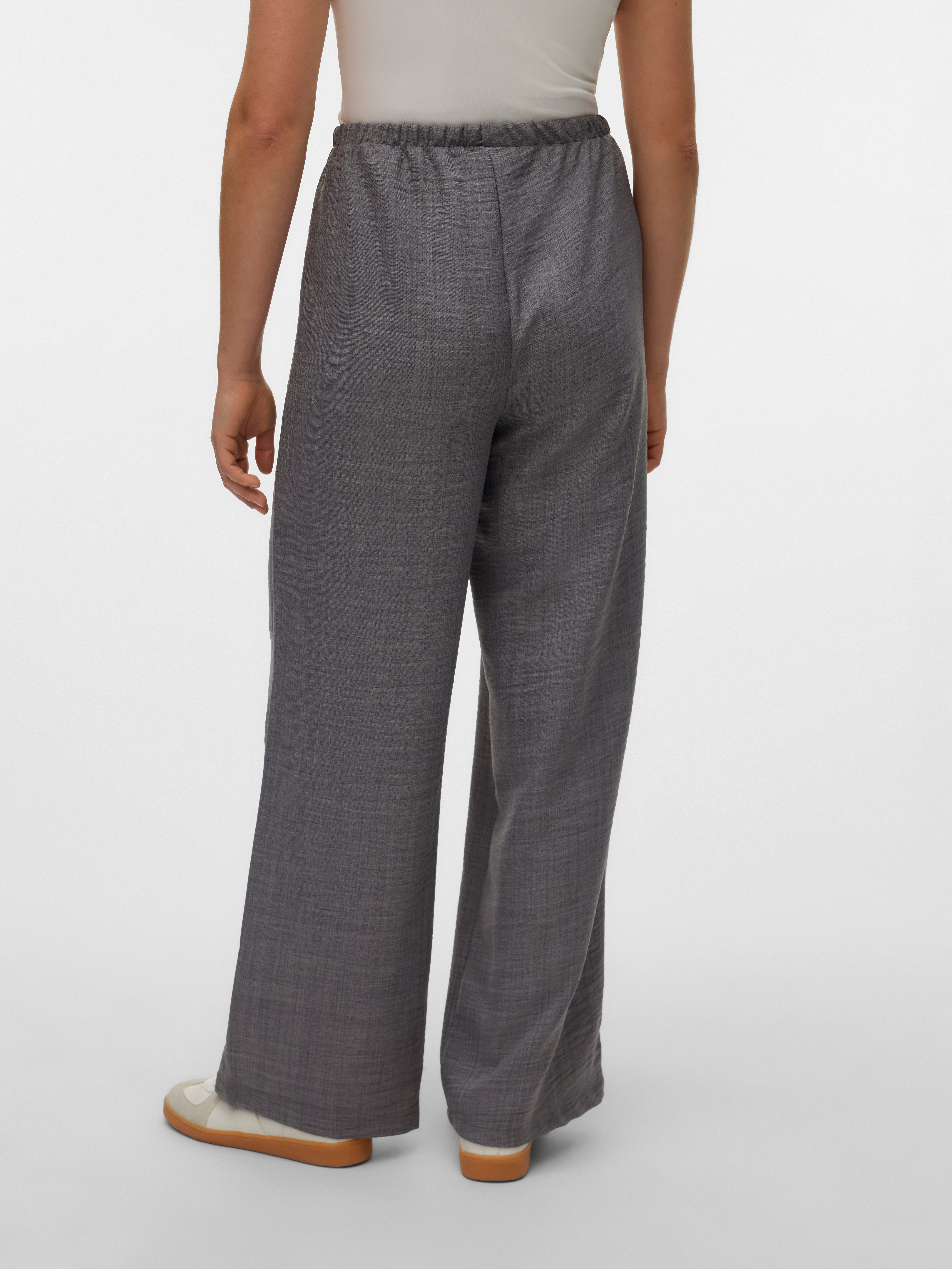 Vero Moda Comfortbroek VMMELANEY HW LOOSE PANT WVN GA NOOS