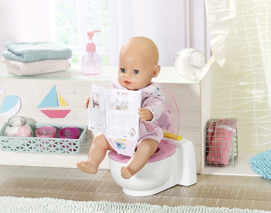 Baby Born Poppentoilet BATH met geluid