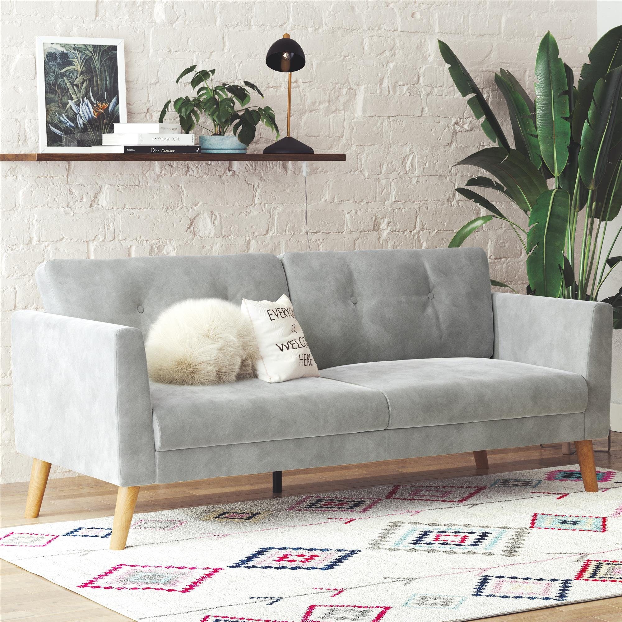 CosmoLiving by Cosmopolitan 3-zitsbank Gloria Met knoopstiksels