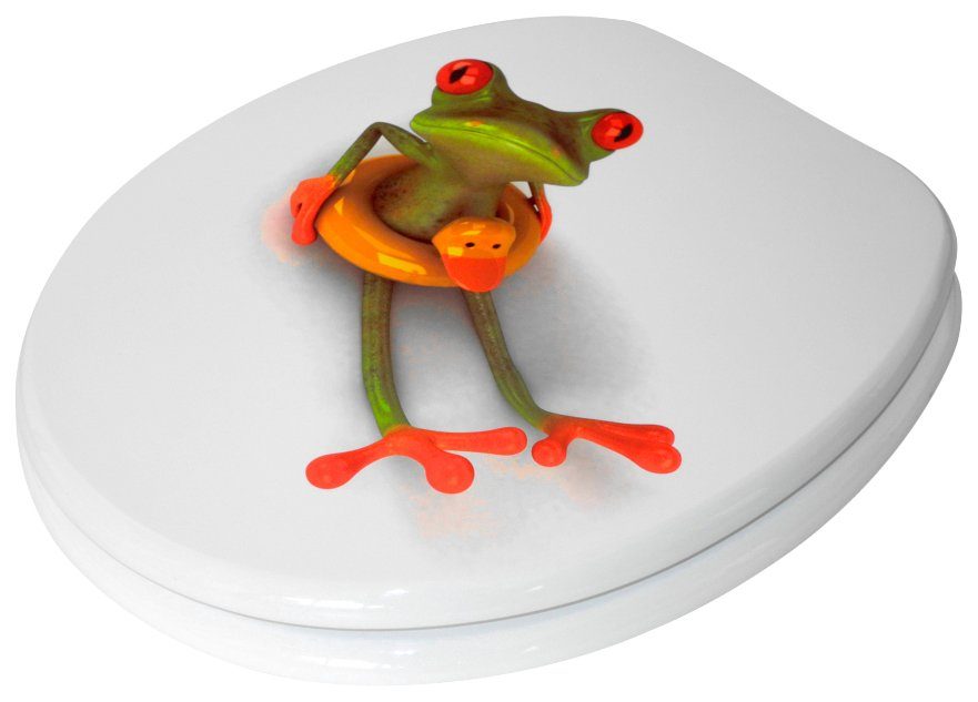 Sanilo Toiletzitting Froggy met soft-closemechanisme