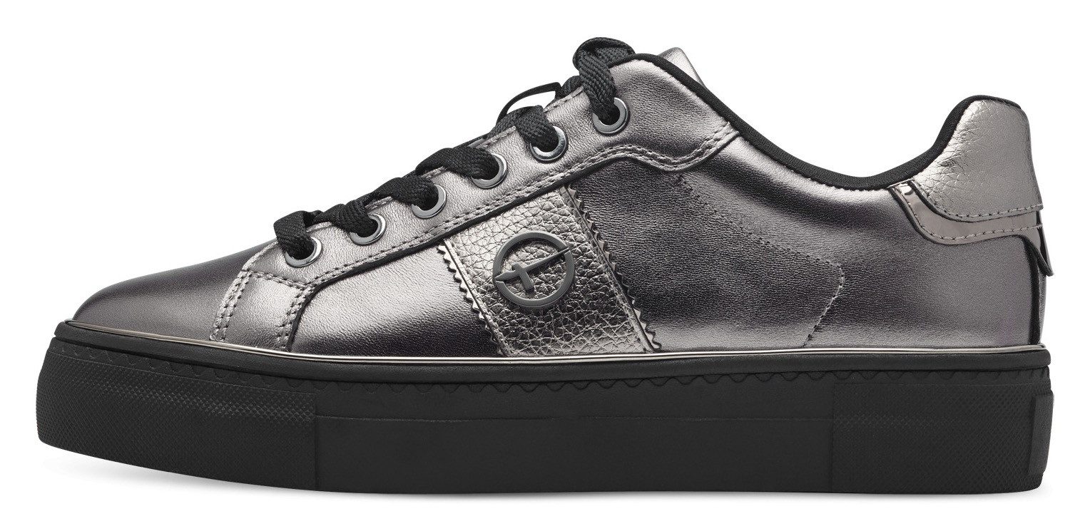 Tamaris Plateausneakers , vrijetijdsschoen, halfschoen, veterschoen met gepolsterde schacht