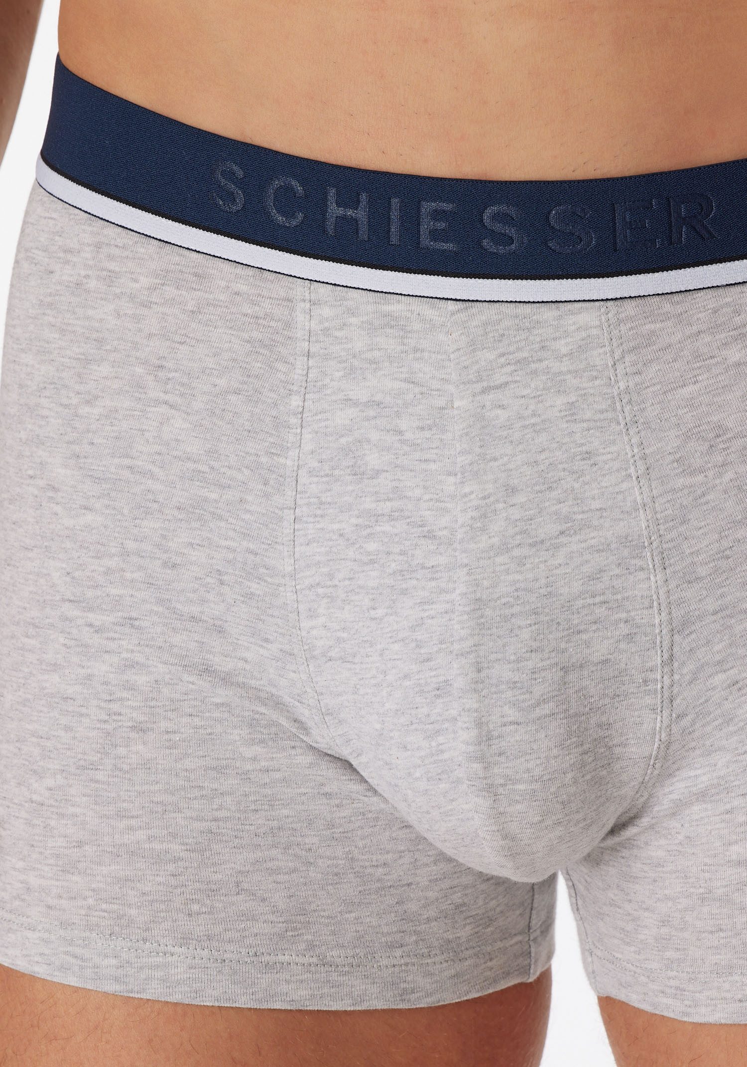 Schiesser Boxershort 95/5 met sportieve logo-webband (3 stuks)