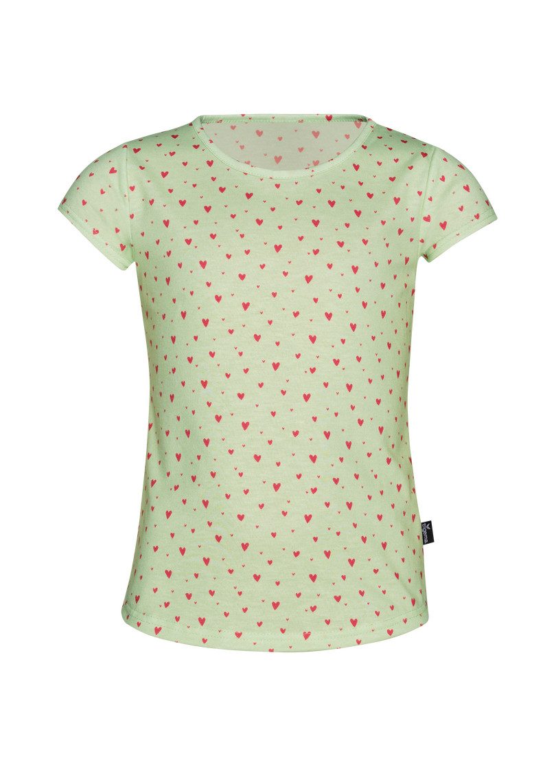 Trigema T-shirt TRIGEMA T-shirt met allover hartjes-print (1-delig)