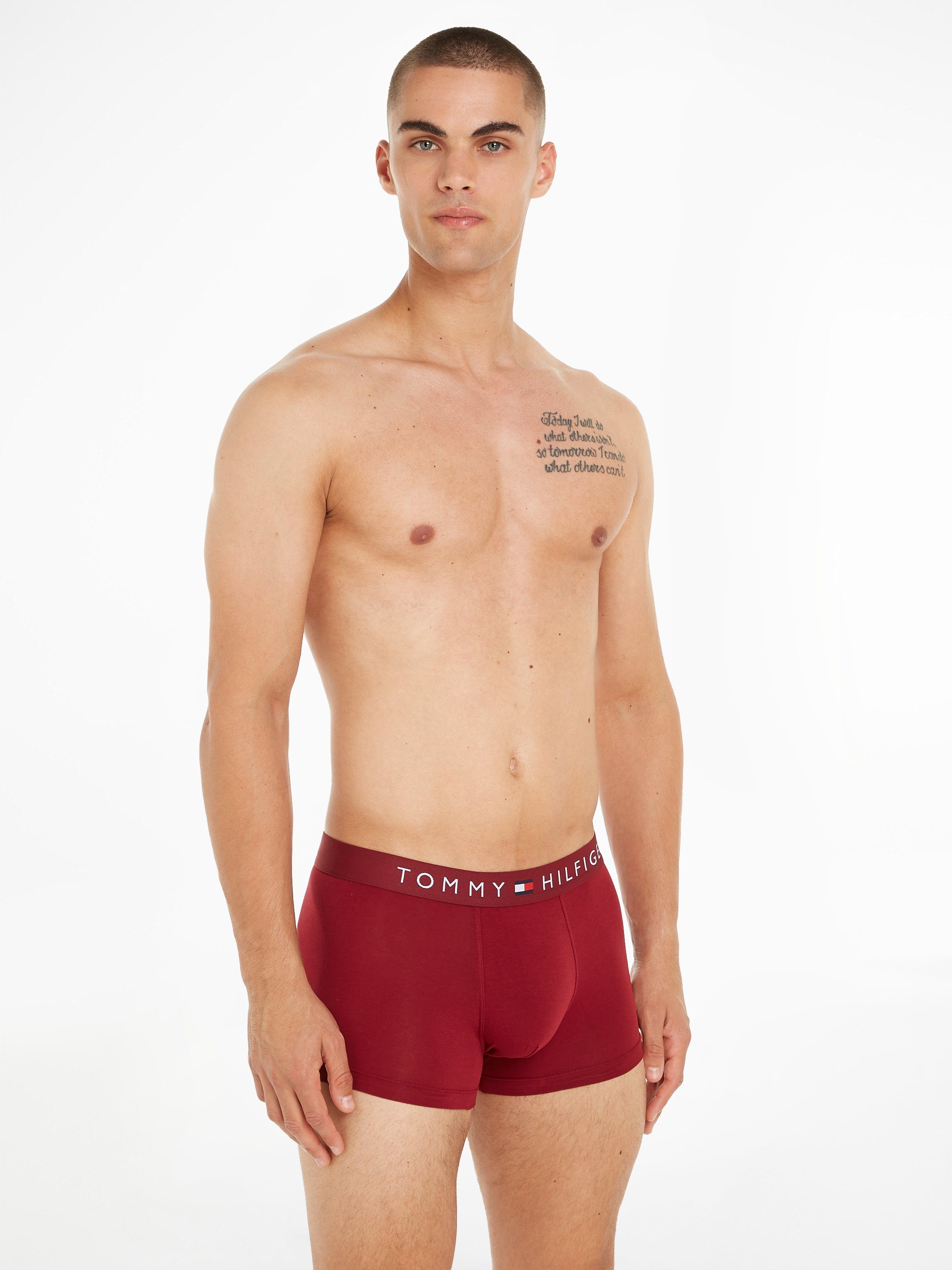 Tommy Hilfiger Underwear Trunk 3P TRUNK WB met logoband (3 stuks)