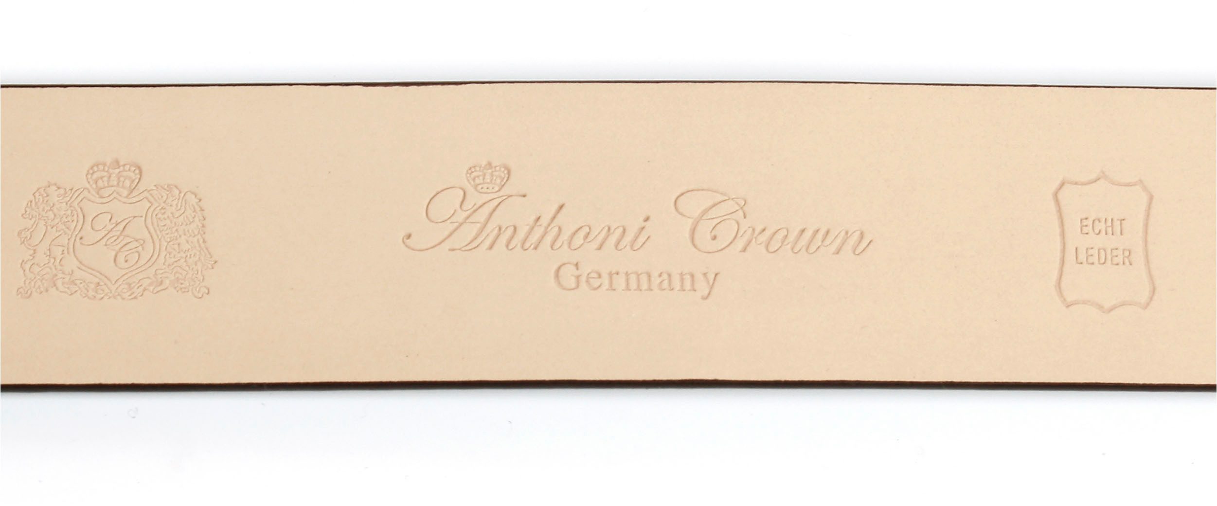 Anthoni Crown Leren riem