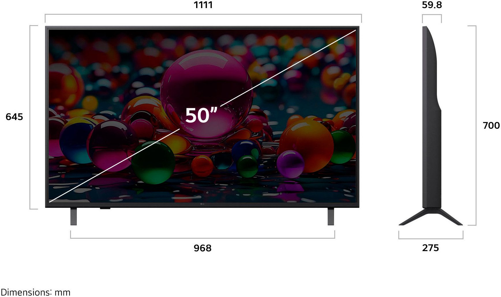 LG Led-TV 50UA75006LA