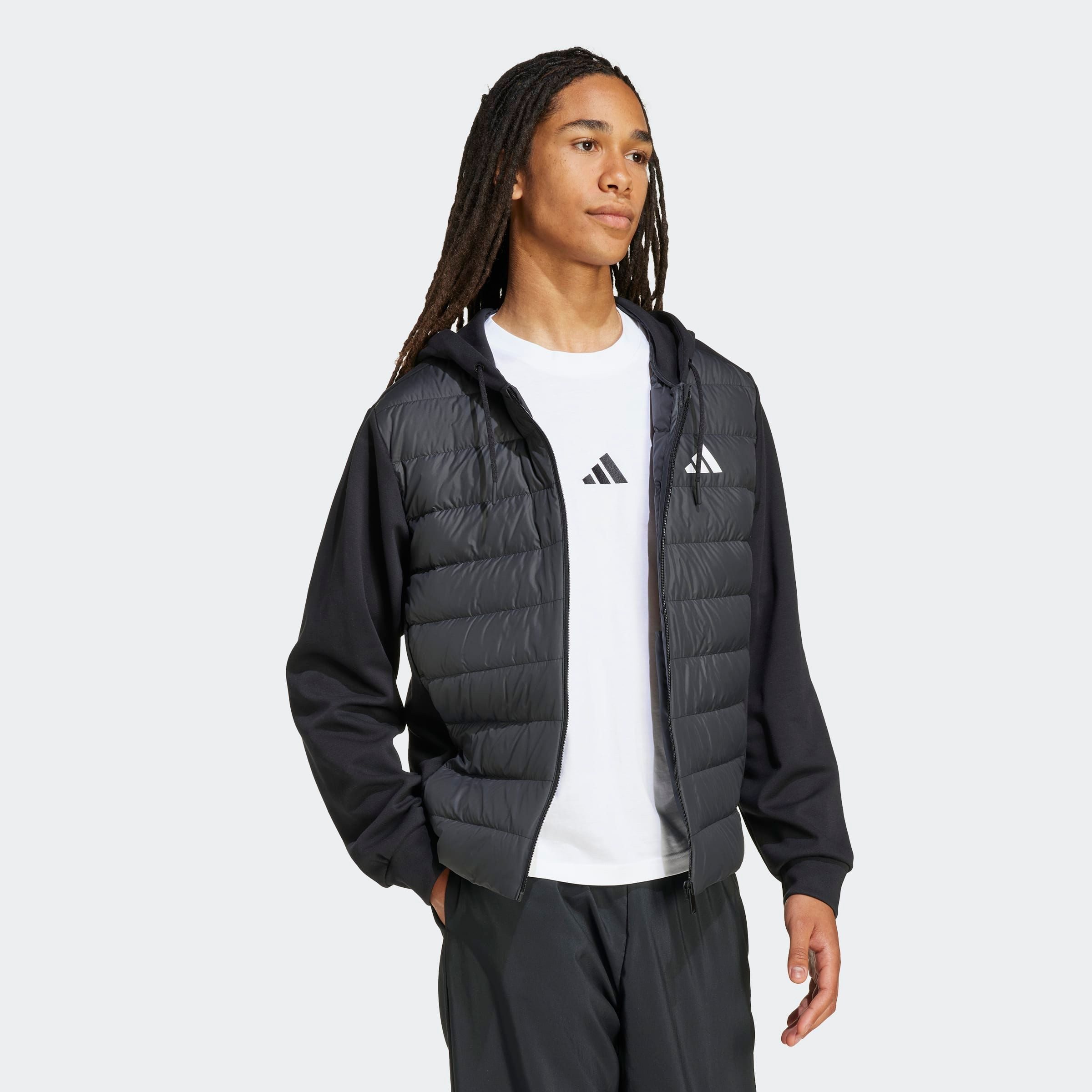 adidas Sportswear Outdoorjack ESS LD HYB HD J