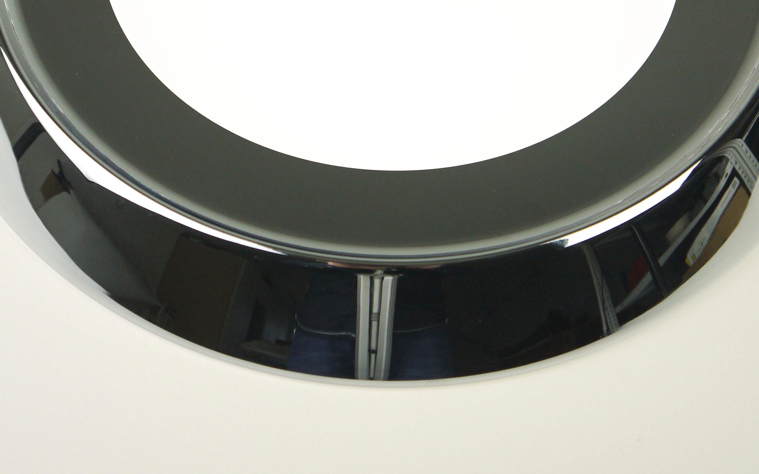 niermann Led-plafondlamp Opal matte, decoratieve ring chroom, HF-sensor, LED (1 stuk)