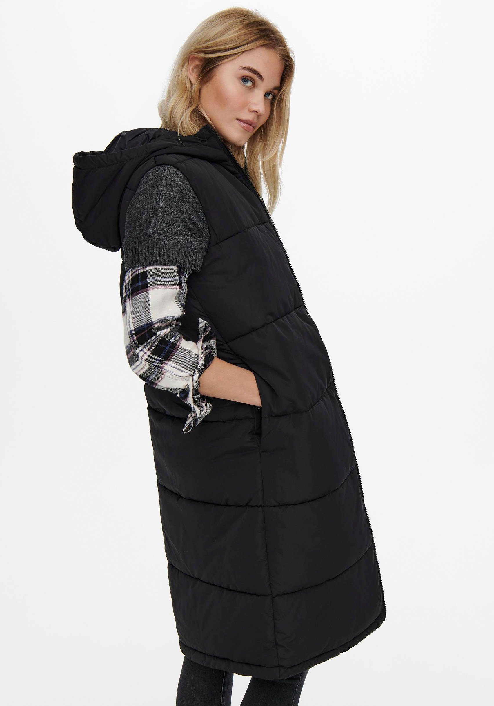 Only Bodywarmer ONLALINA LONG WAISTCOAT OTW NOOS