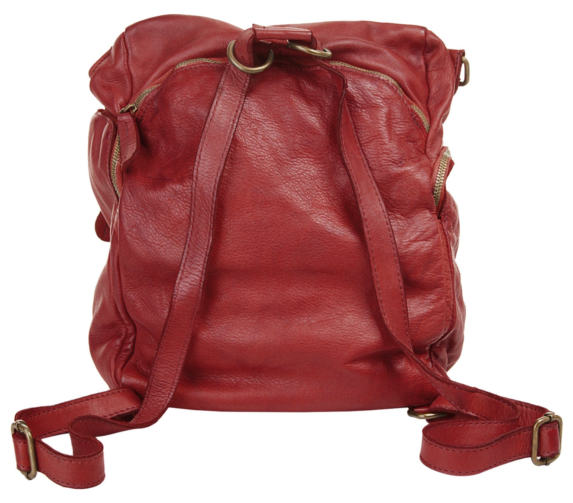 Samantha Look Rugzak echt leer, made in italy