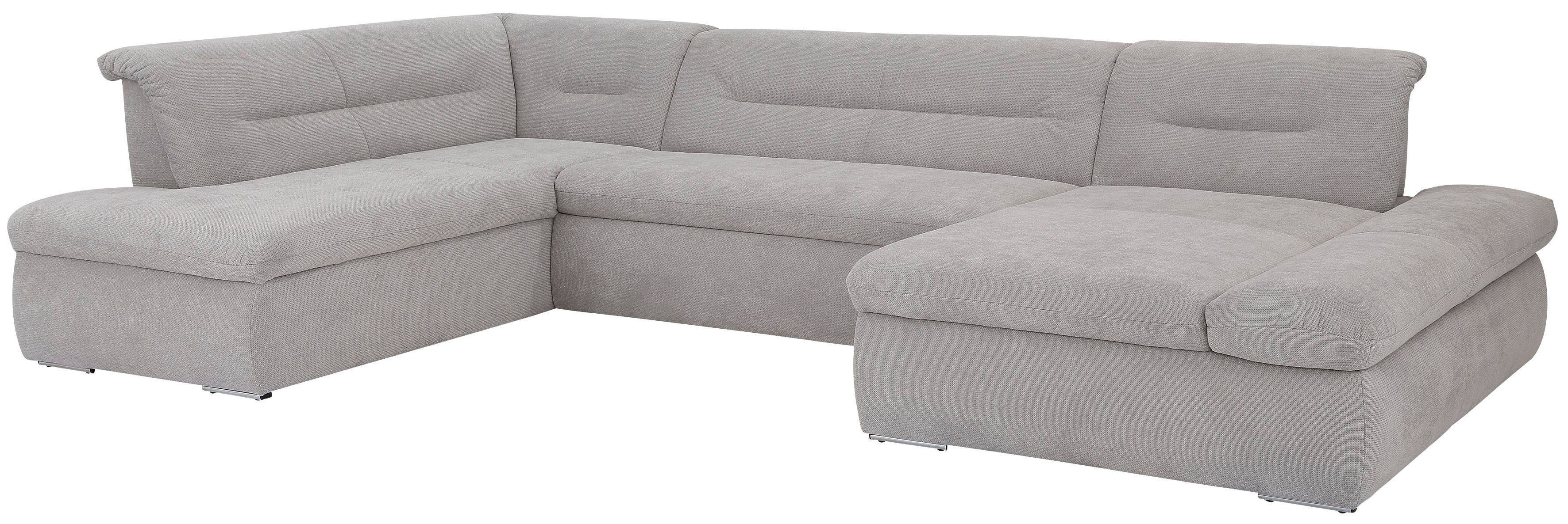 INOSIGN Zithoek Avesa U-vorm Naar keuze met verstelbare armleuningen en slaapfunctie, bxdxh: 355x216x80cm