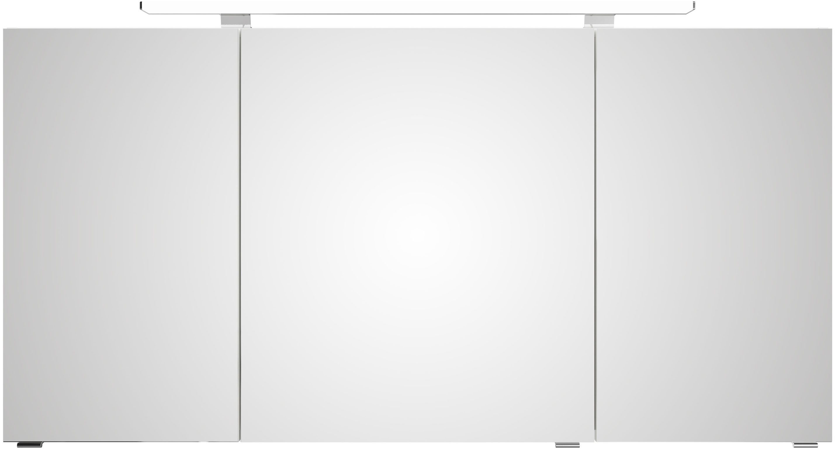 Saphir Badmeubelset Serie 4010 4-delig keramische wastafel met LED-spiegelkast (set)