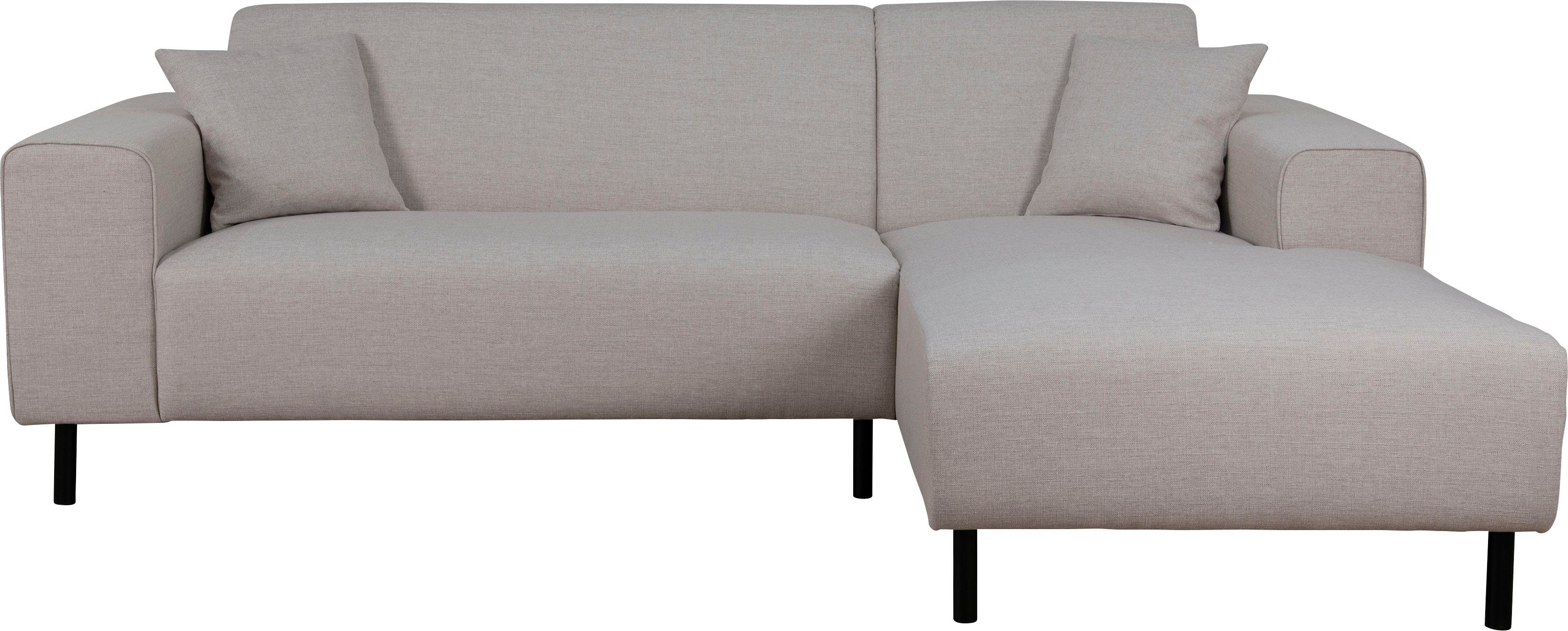 Home affaire Hoekbank ARROS L-vorm met golfondersteuning, afmetingen B/D/H: 235/163/81 cm incl. sierkussens, met recamiere rechts/links bestelbaar, ook in cord