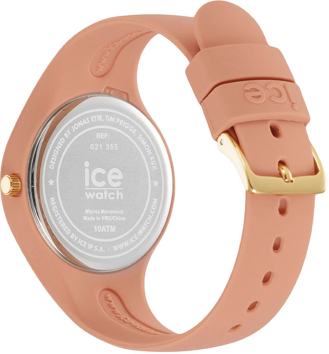 ice-watch Kwartshorloge ICE horizon - Clay - Small - 3H, 021355 Horloge, dameshorloge, analoog, siliconen band
